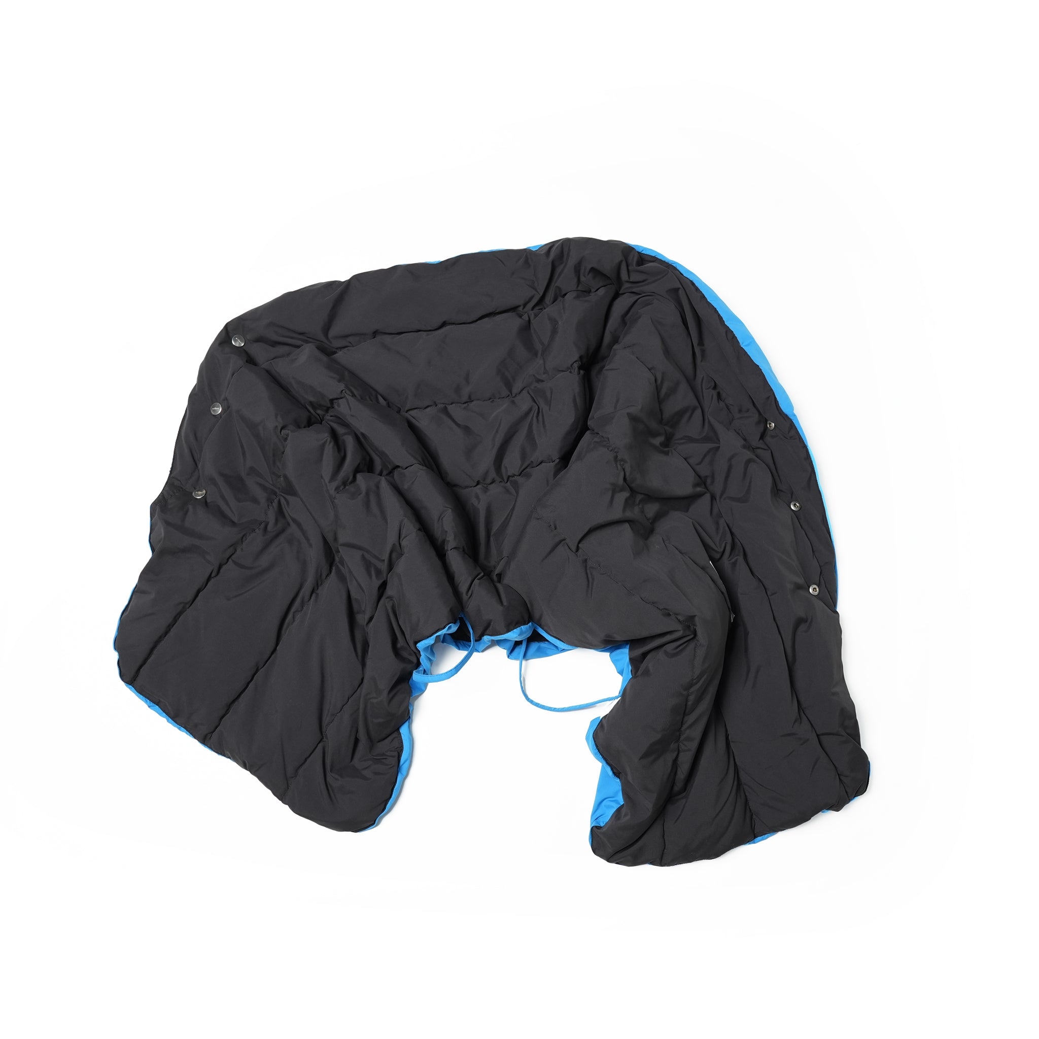 No:FEW23WAC5116b | Name:REVERSIBLE DOWN CAPE | Color:Black×Blue【MIFFEW_ミフュー】