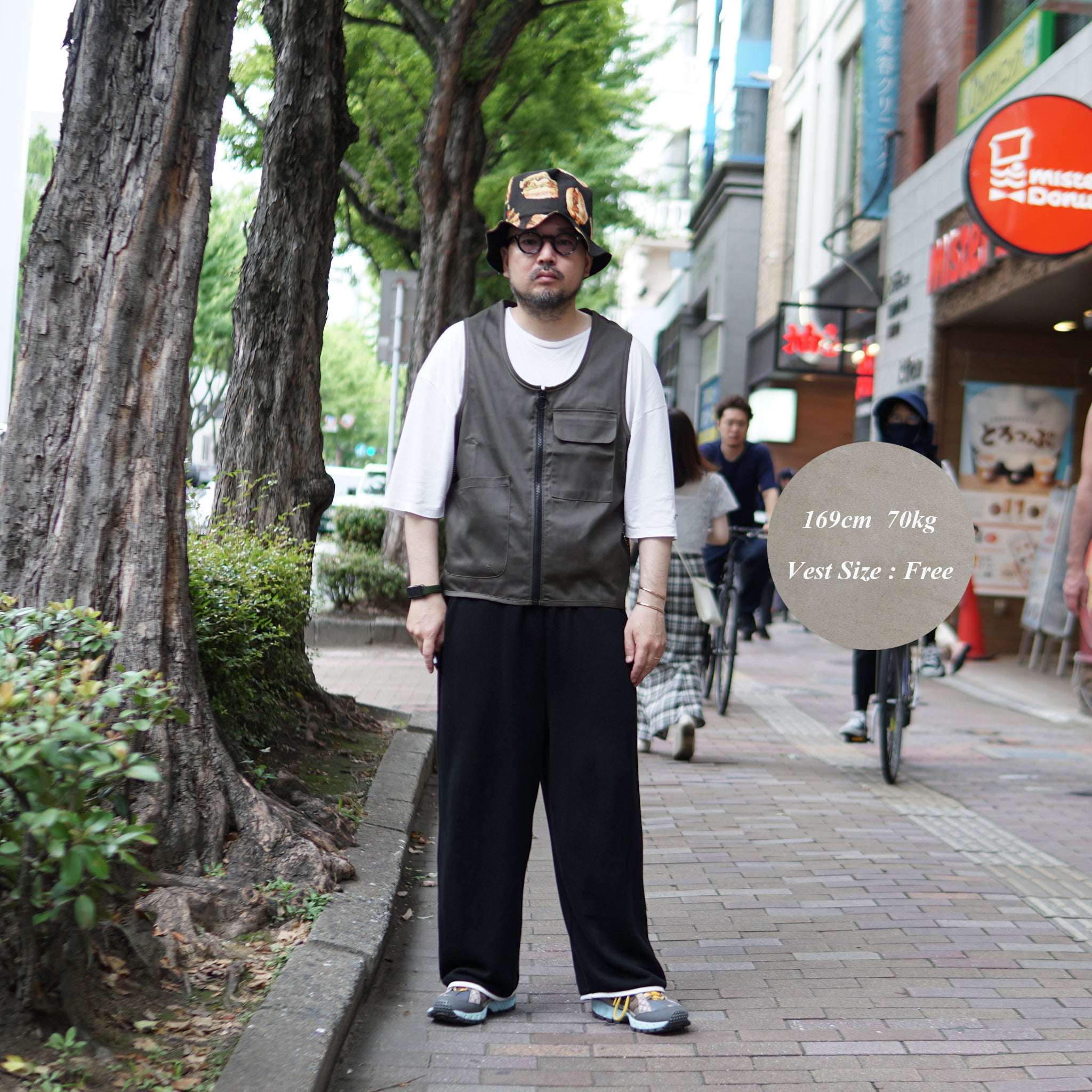 R-567 | アウトドアエプロン | Color:BK/BK  KH/BK【ROOMS_ルームス】【ネコポス選択可能】