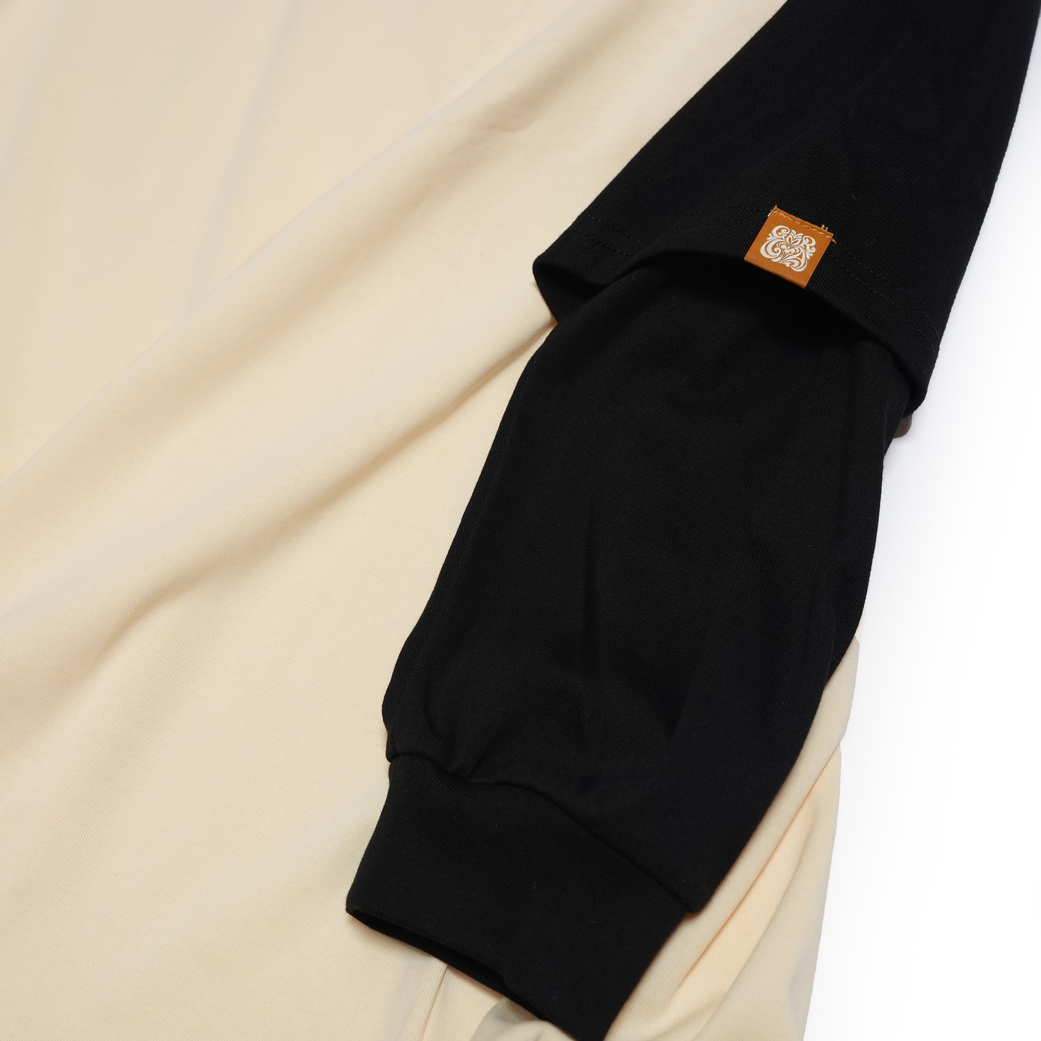 GMLR | Raglan Layered Long-Sleeve T-Shirt – Black | GAMELRA