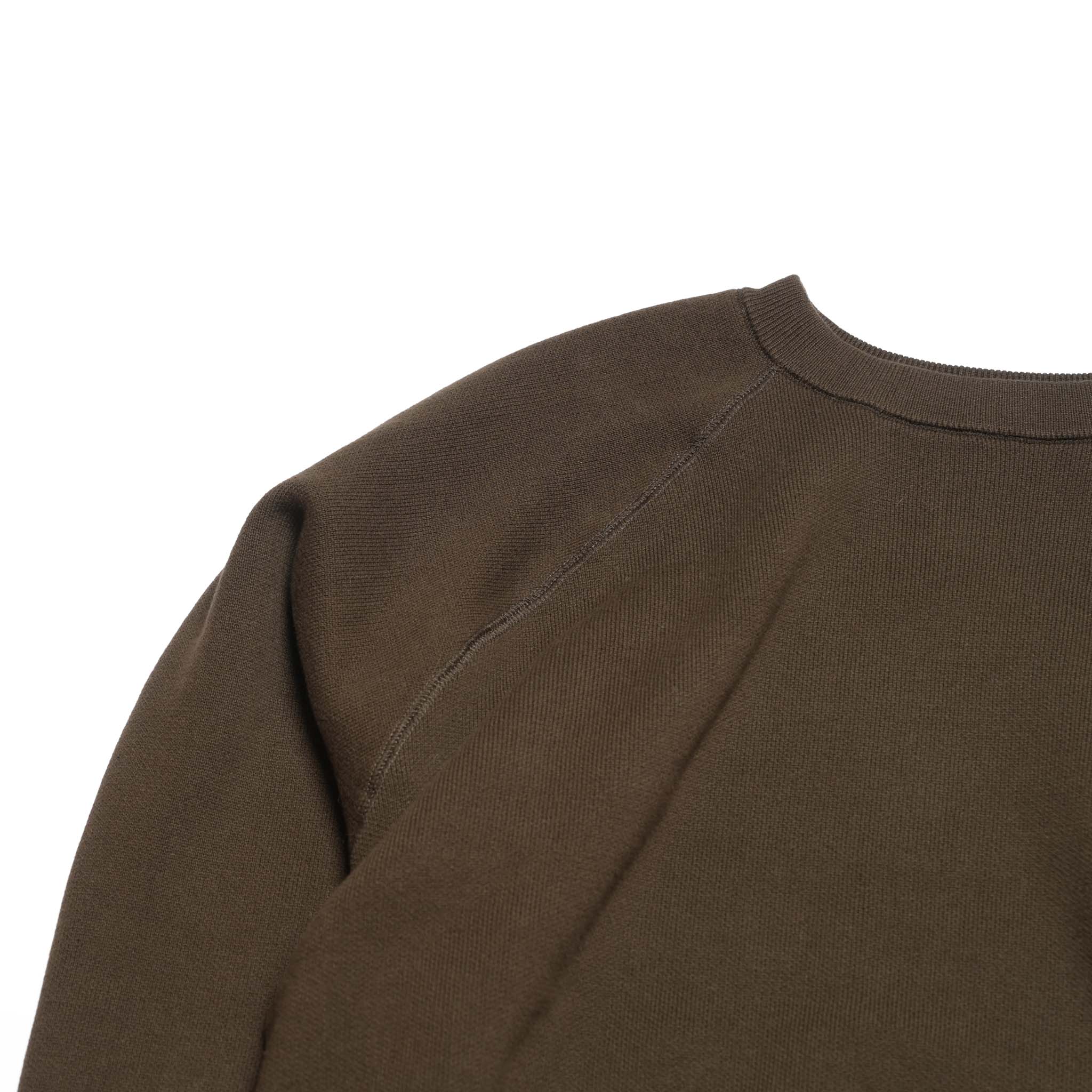 K2611204 | ACTUALLY CREW | 02-DARK OLIVE |【NASNGWAM_ナスングワム】