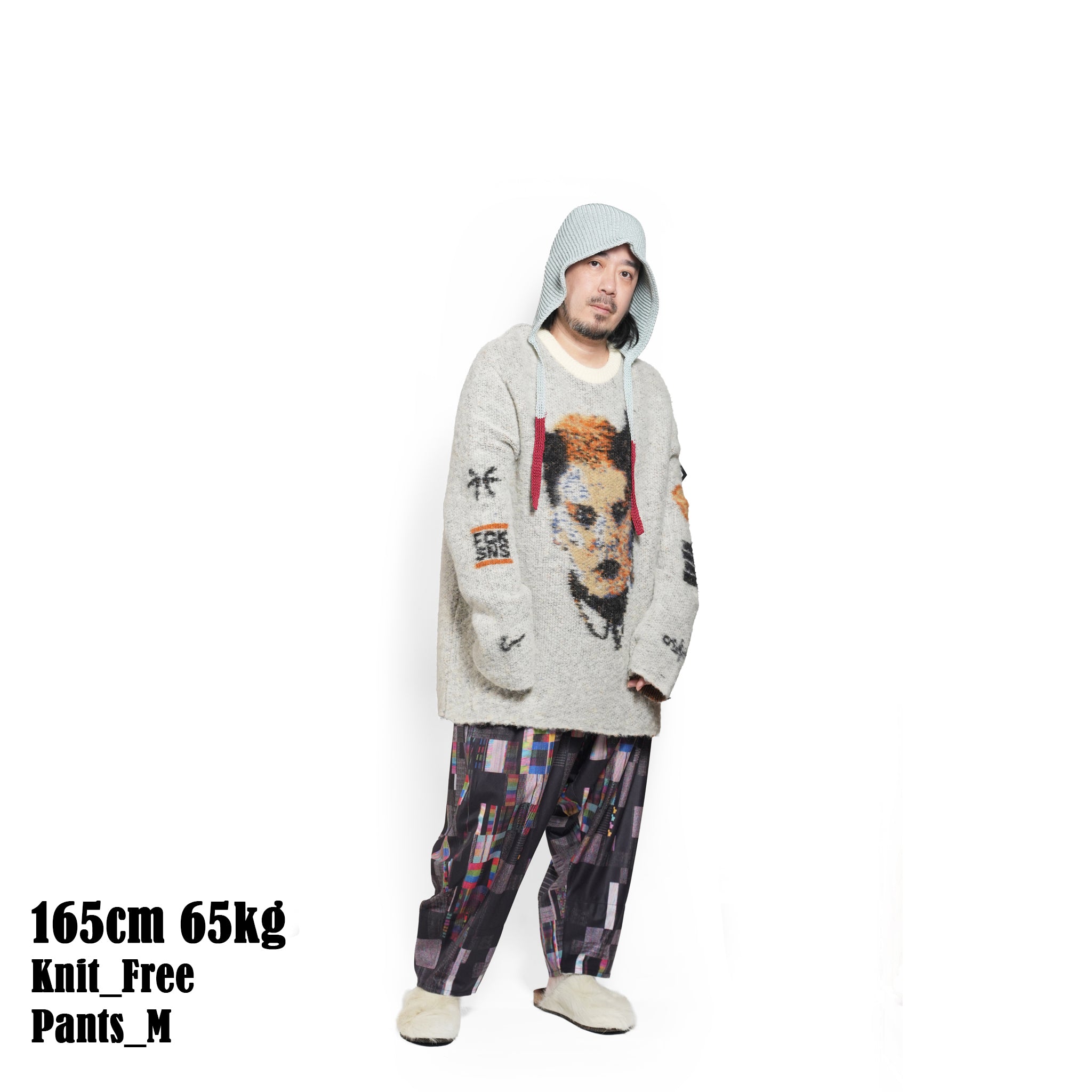 Glitchcheck Wide Pants – Black | STOF | 入荷予定アイテム