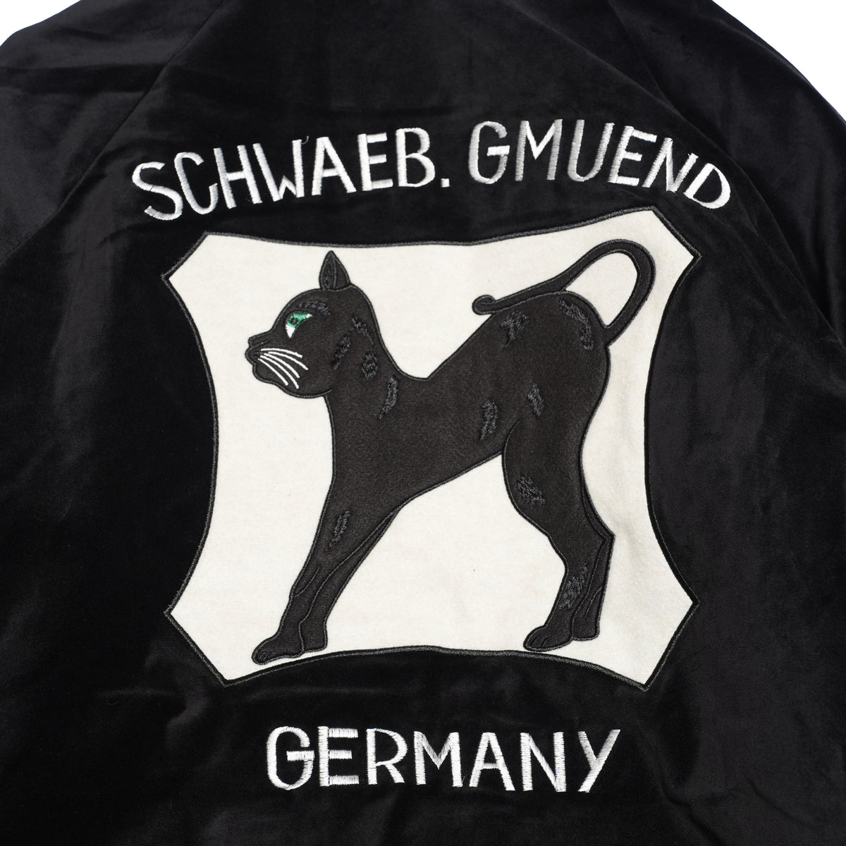 Germany Souvenir Jacket – Black Velour / Thermolite Lining | THRIFTY LOOK