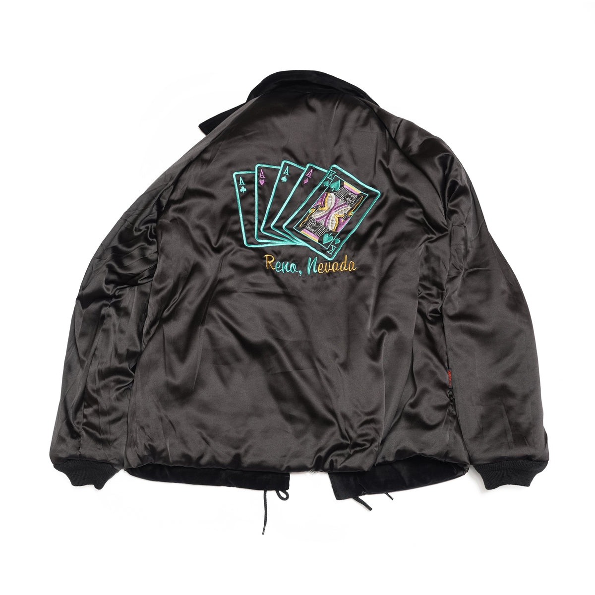 Germany Souvenir Jacket – Black Velour / Thermolite Lining | THRIFTY LOOK