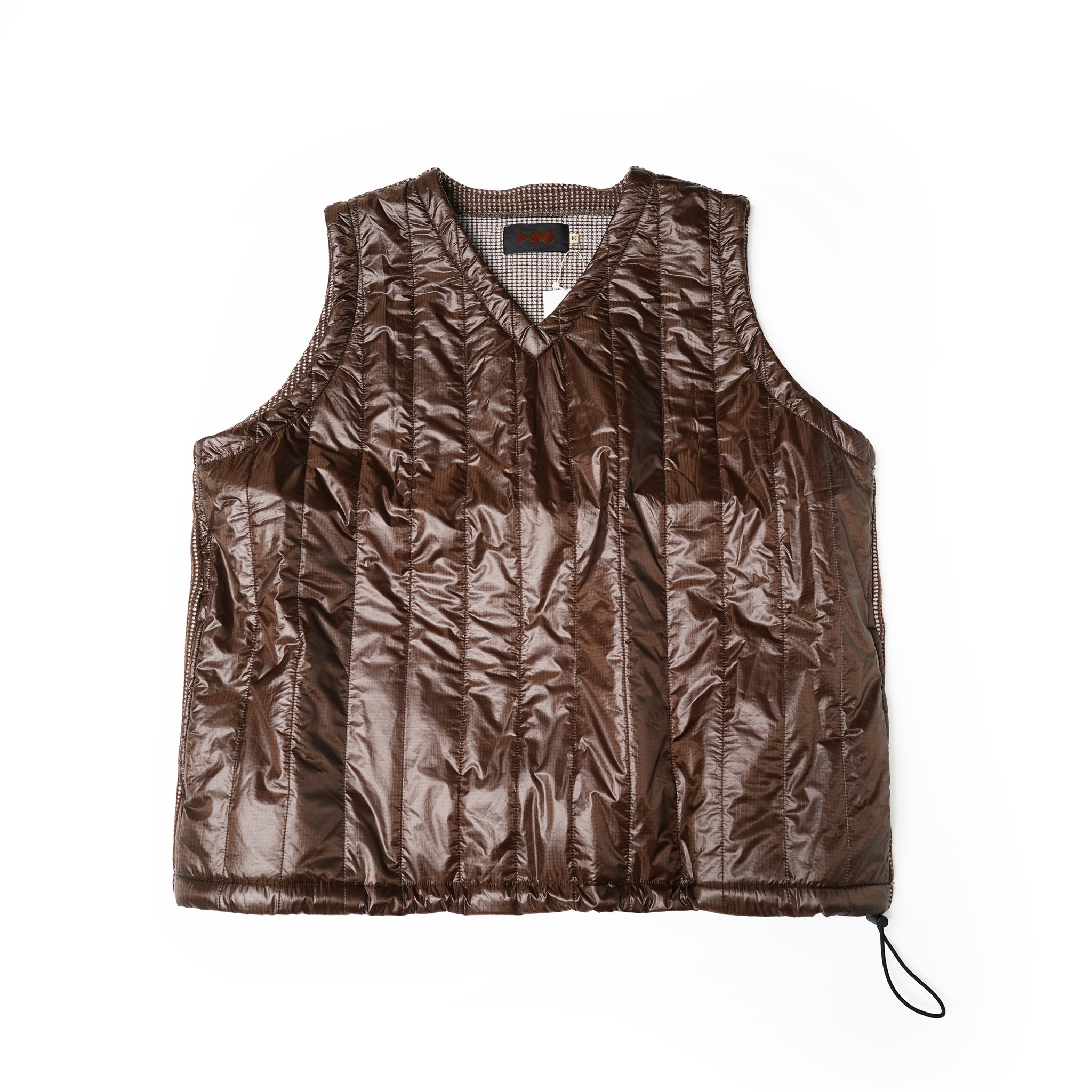 VOO-1142 | Ost QUILT VEST | Color:Green/Coffee/Black【VOO_ヴォー】