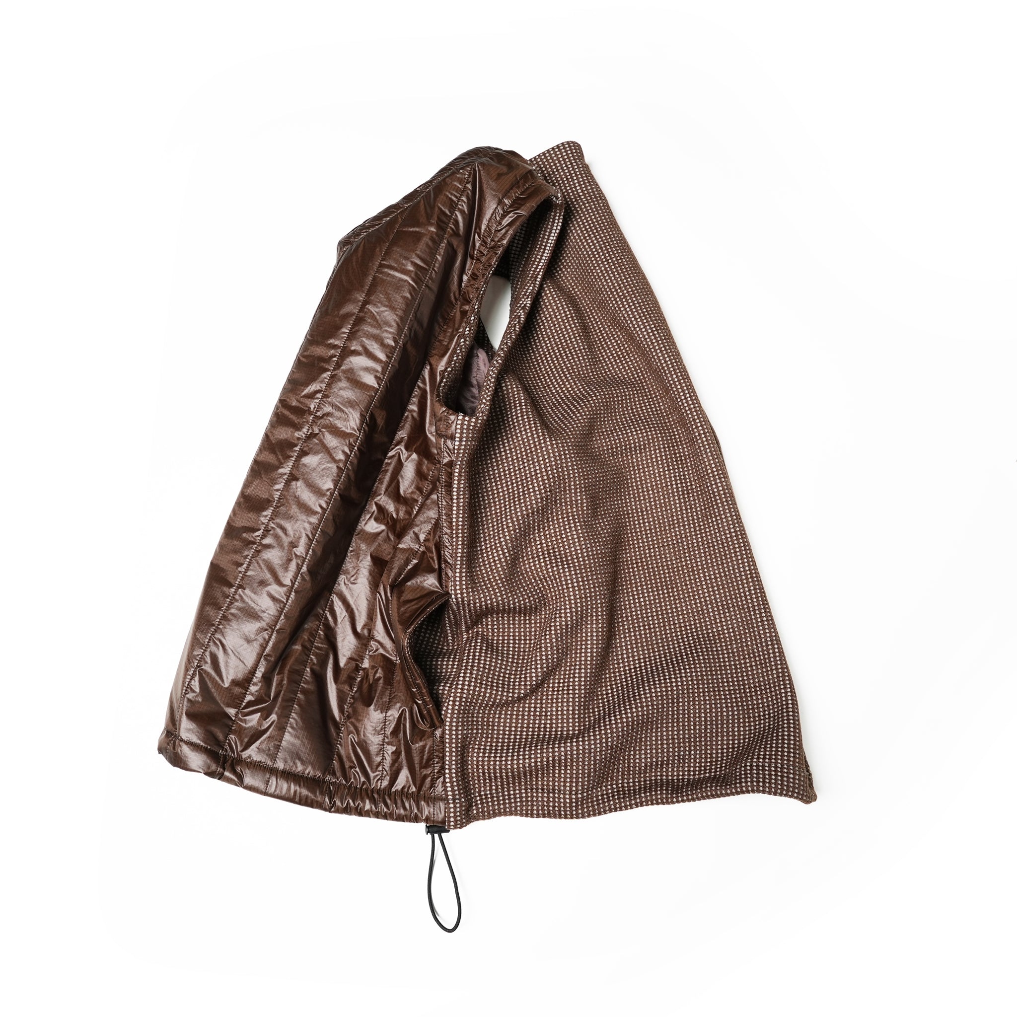 VOO-1142 | Ost QUILT VEST | Color:Green/Coffee/Black【VOO_ヴォー】
