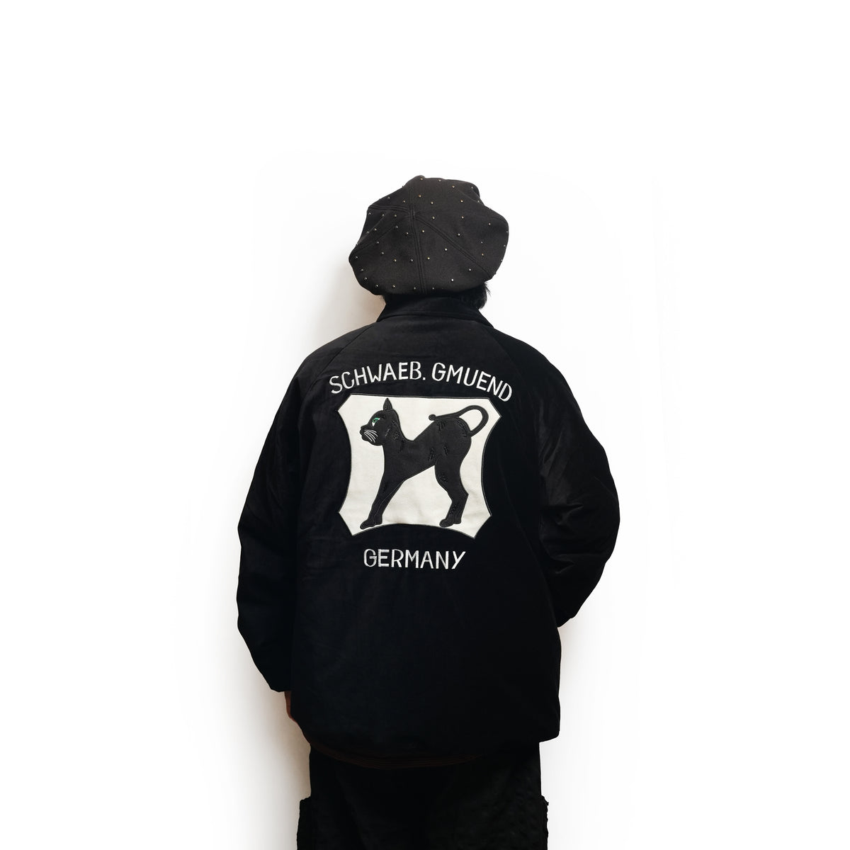 Germany Souvenir Jacket – Black Velour / Thermolite Lining | THRIFTY LOOK