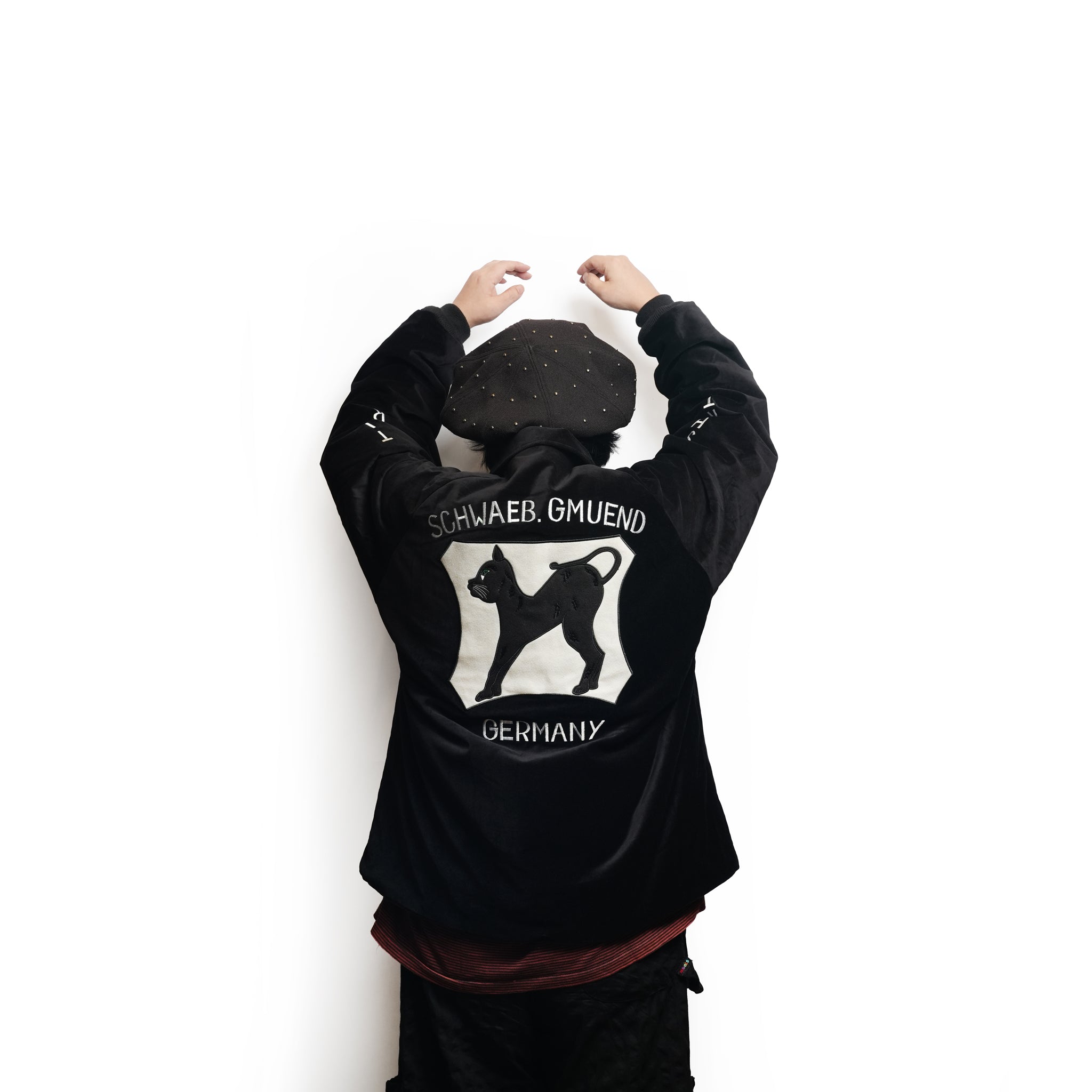 Germany Souvenir Jacket – Black Velour / Thermolite Lining | THRIFTY LOOK