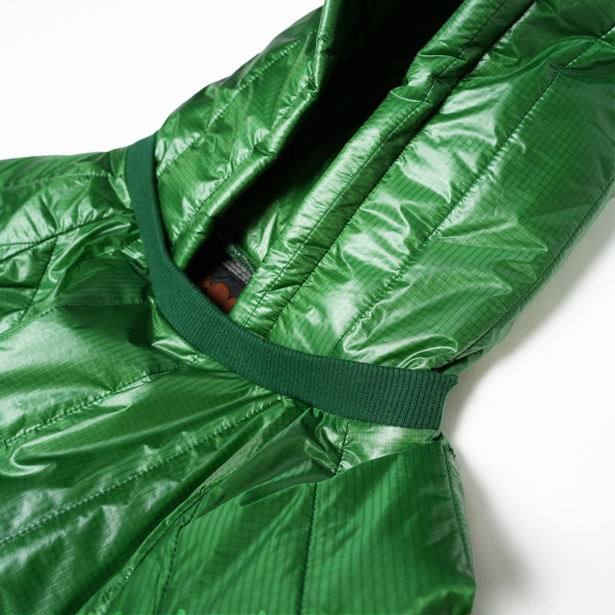 VOO-1143 | Ost QUILT HOODY | Color:Green/Coffee/Black【VOO_ヴォー】