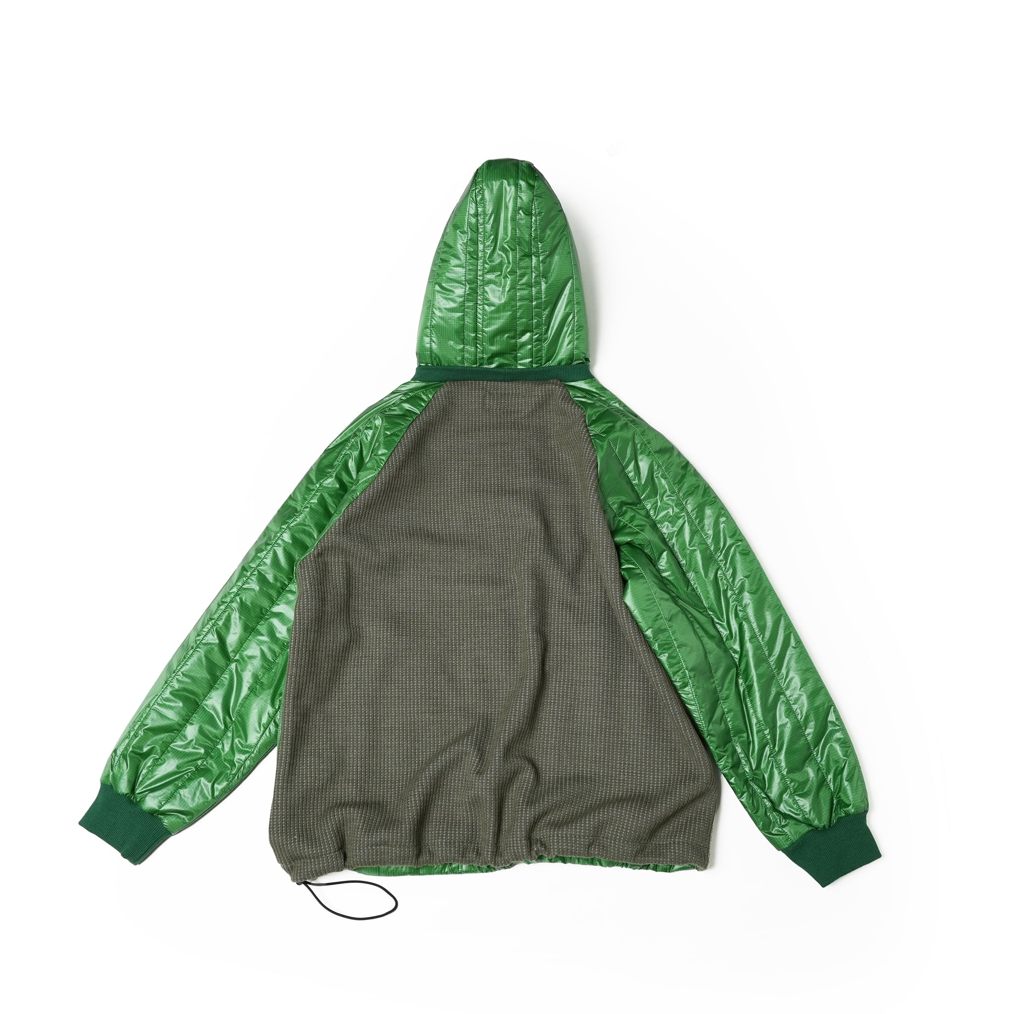 VOO-1143 | Ost QUILT HOODY | Color:Green/Coffee/Black【VOO_ヴォー】