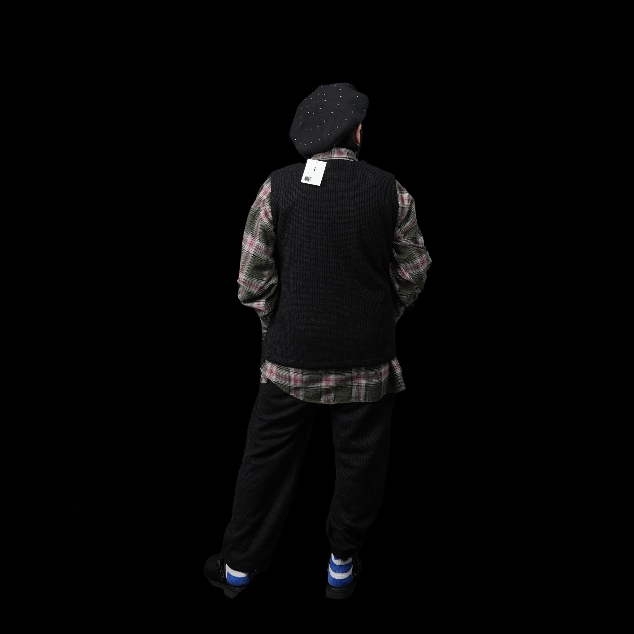 VOO-1142 | Ost QUILT VEST | Color:Green/Coffee/Black【VOO_ヴォー】