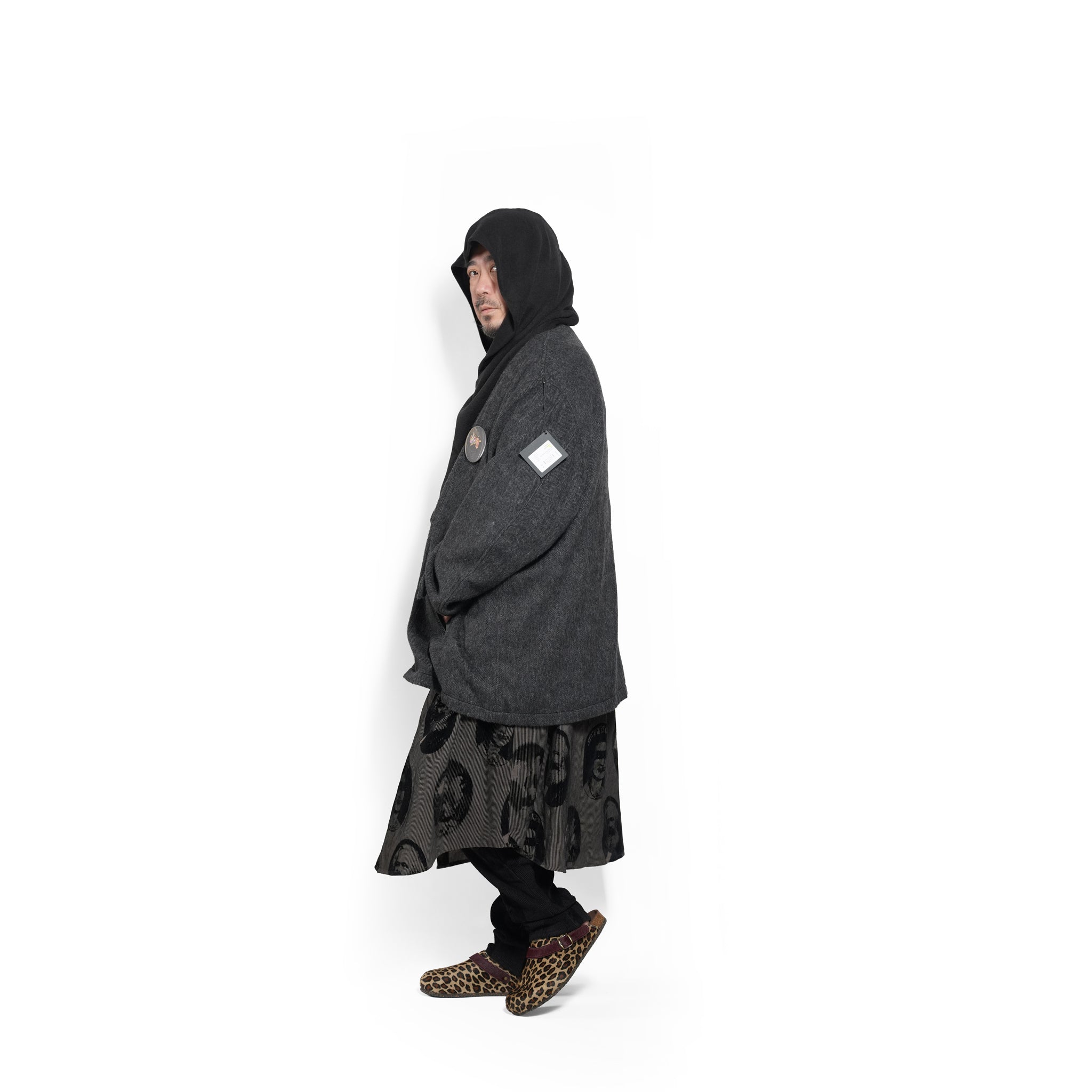 Anarchy Shawl Short Coat – Black | STOF | 入荷予定アイテム
