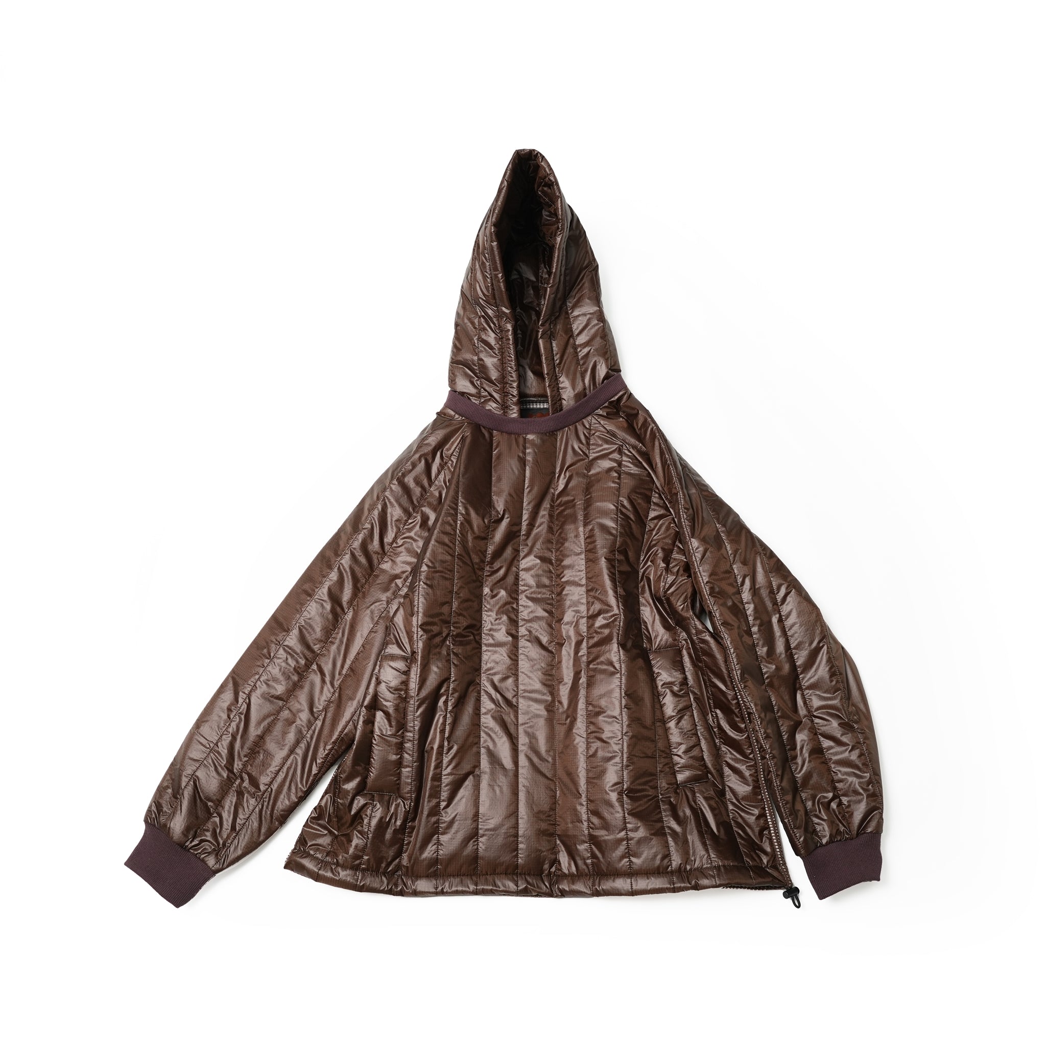 VOO-1143 | Ost QUILT HOODY | Color:Green/Coffee/Black【VOO_ヴォー】