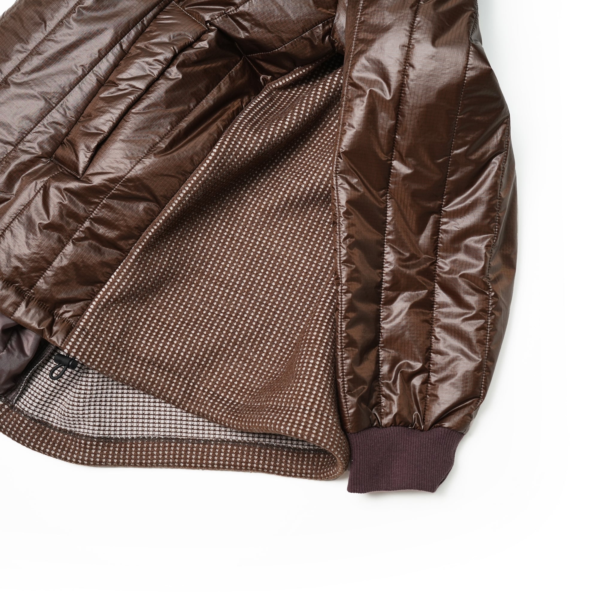 VOO-1143 | Ost QUILT HOODY | Color:Green/Coffee/Black【VOO_ヴォー】