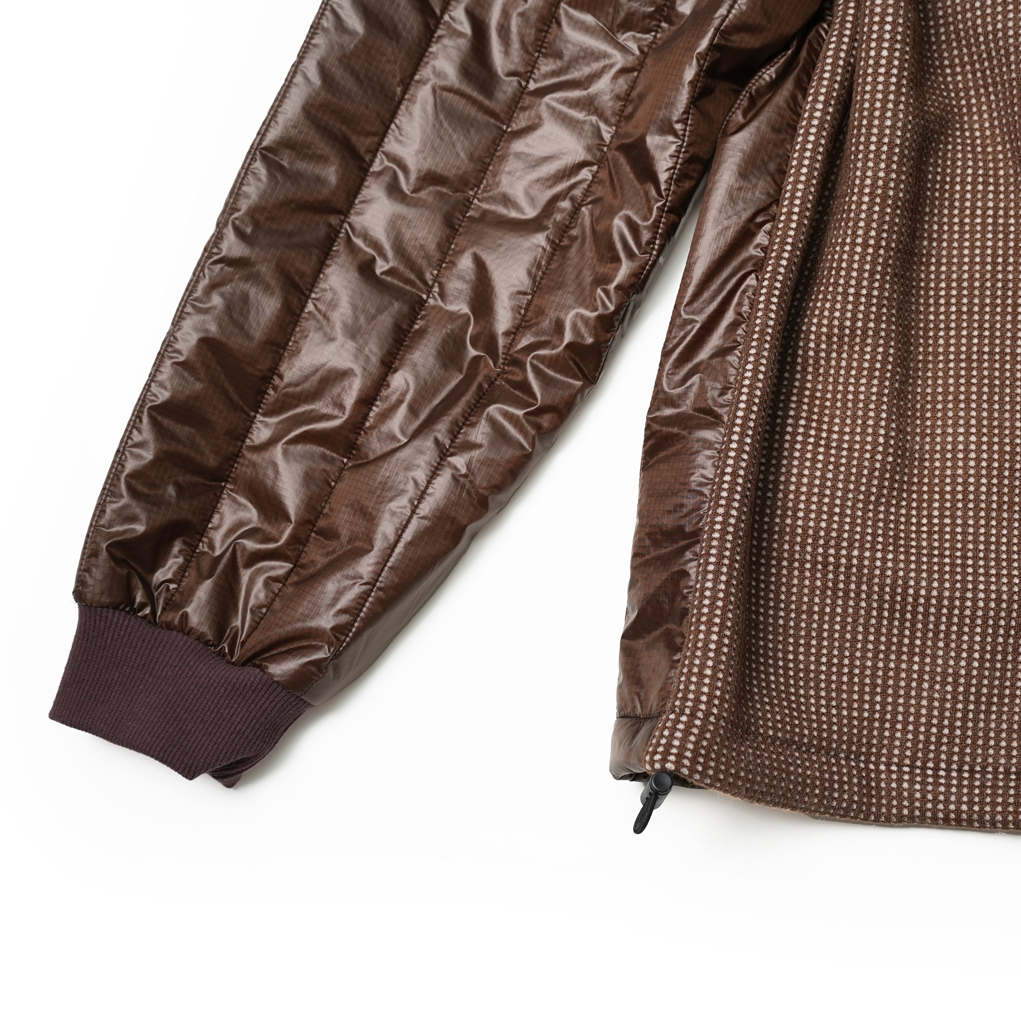 VOO-1143 | Ost QUILT HOODY | Color:Green/Coffee/Black【VOO_ヴォー】