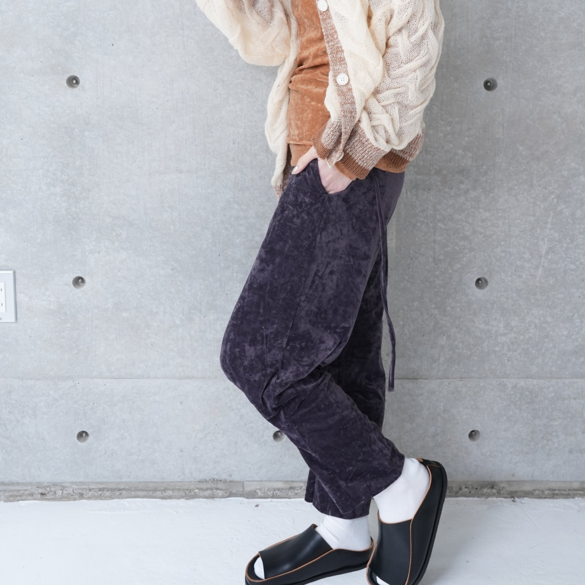 DOT PANTS | Color_Teracotta/Charcoal/Gray | No_252-436【CaRouseLamBRa_ケラウズランブラ】