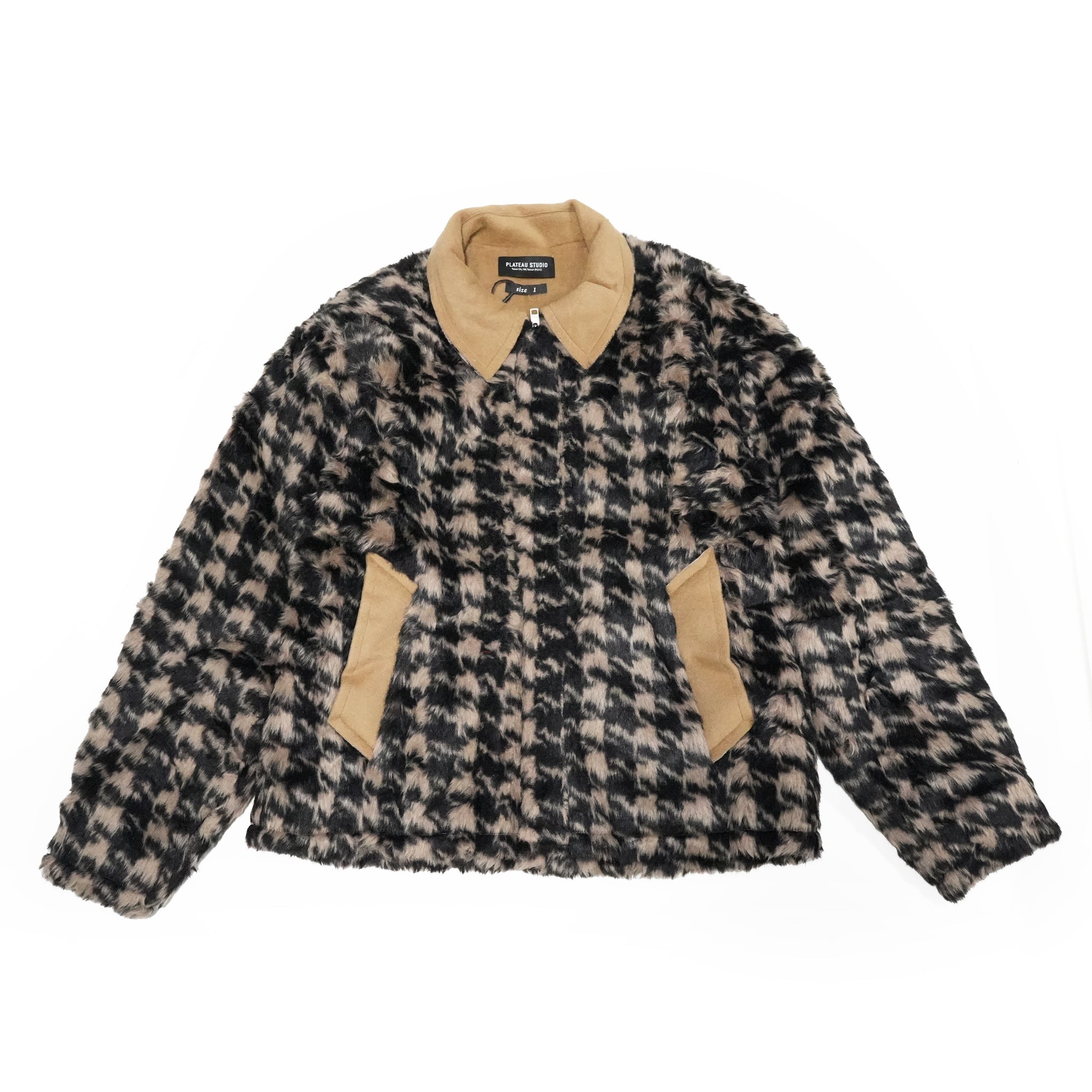 No:#pw23j05 | Name:monster blouson | Color:Brown Black【PLATEAU STUDIO_プラトー スタジオ】