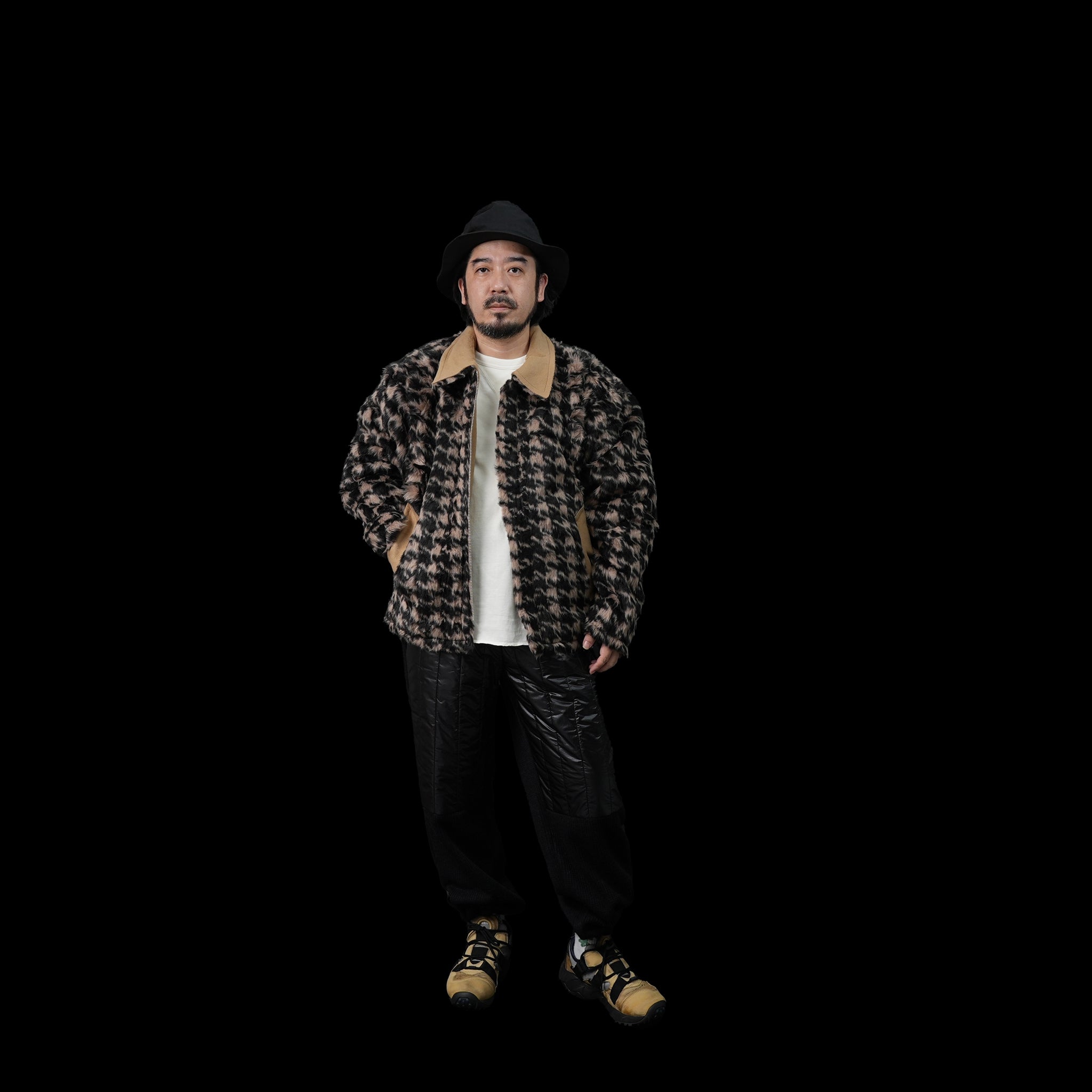 No:#pw23j05 | Name:monster blouson | Color:Brown Black【PLATEAU STUDIO_プラトー スタジオ】