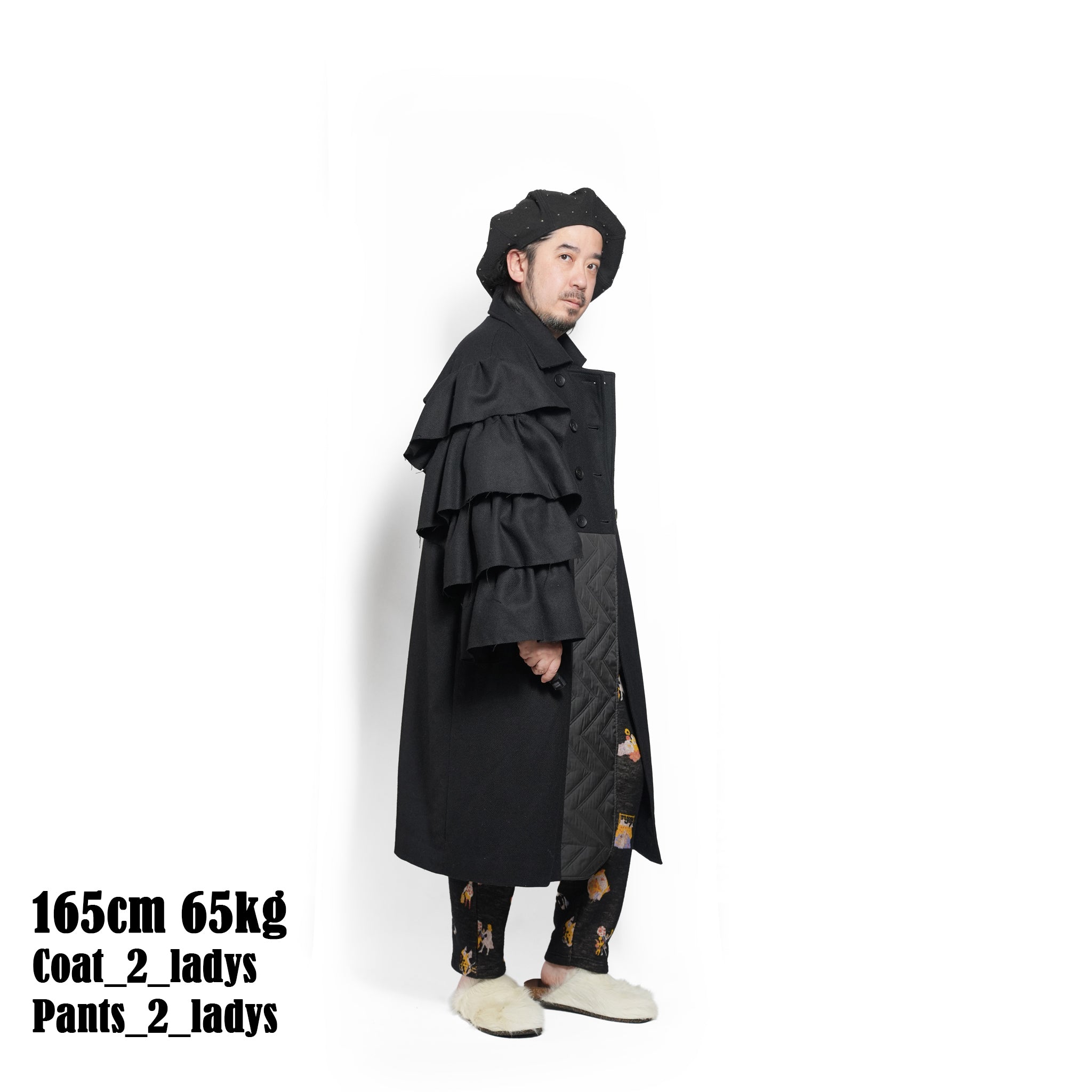Dreamin' Mix Wide Coat – Black | BEDSIDEDRAMA | 入荷予定アイテム