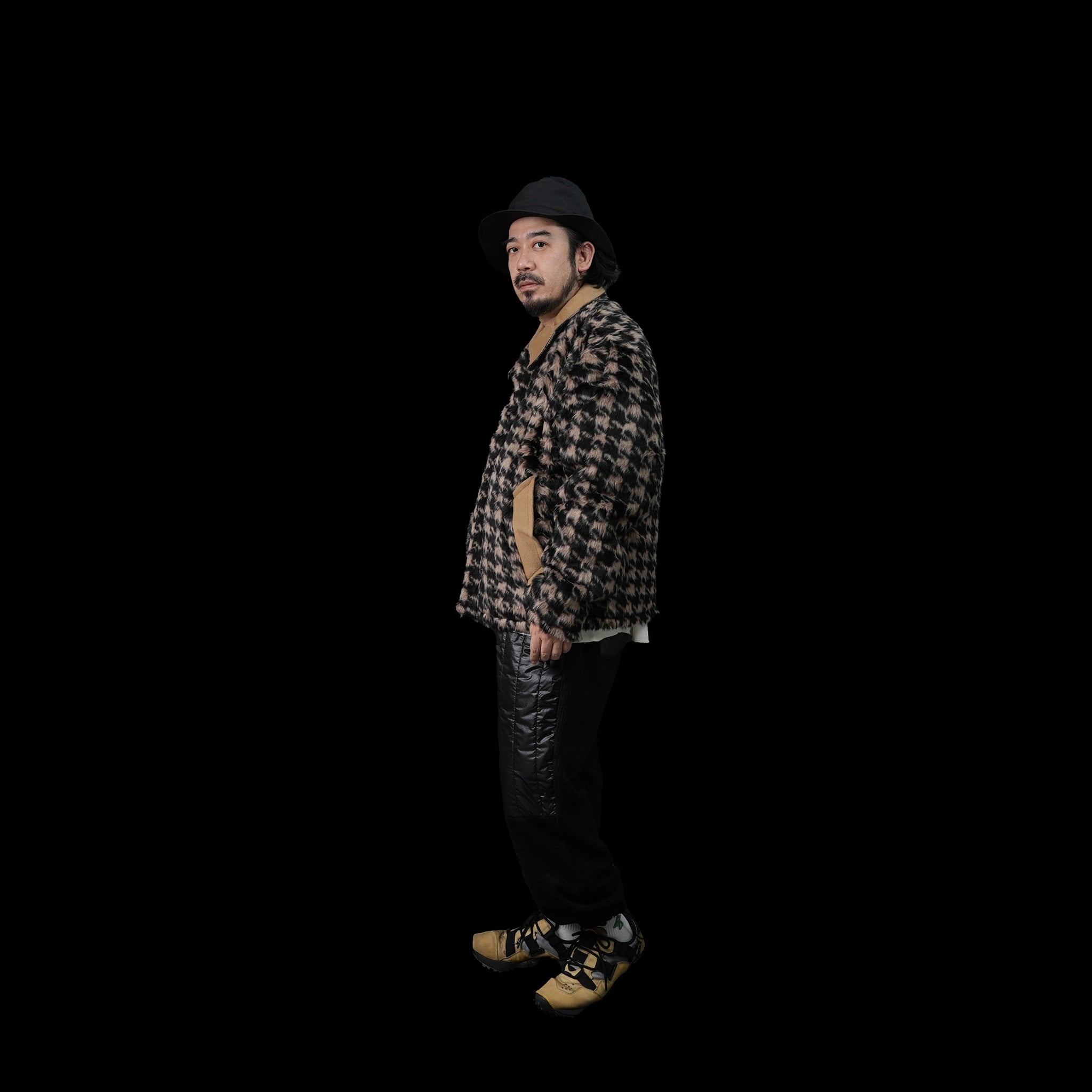 No:#pw23j05 | Name:monster blouson | Color:Brown Black【PLATEAU STUDIO_プラトー スタジオ】