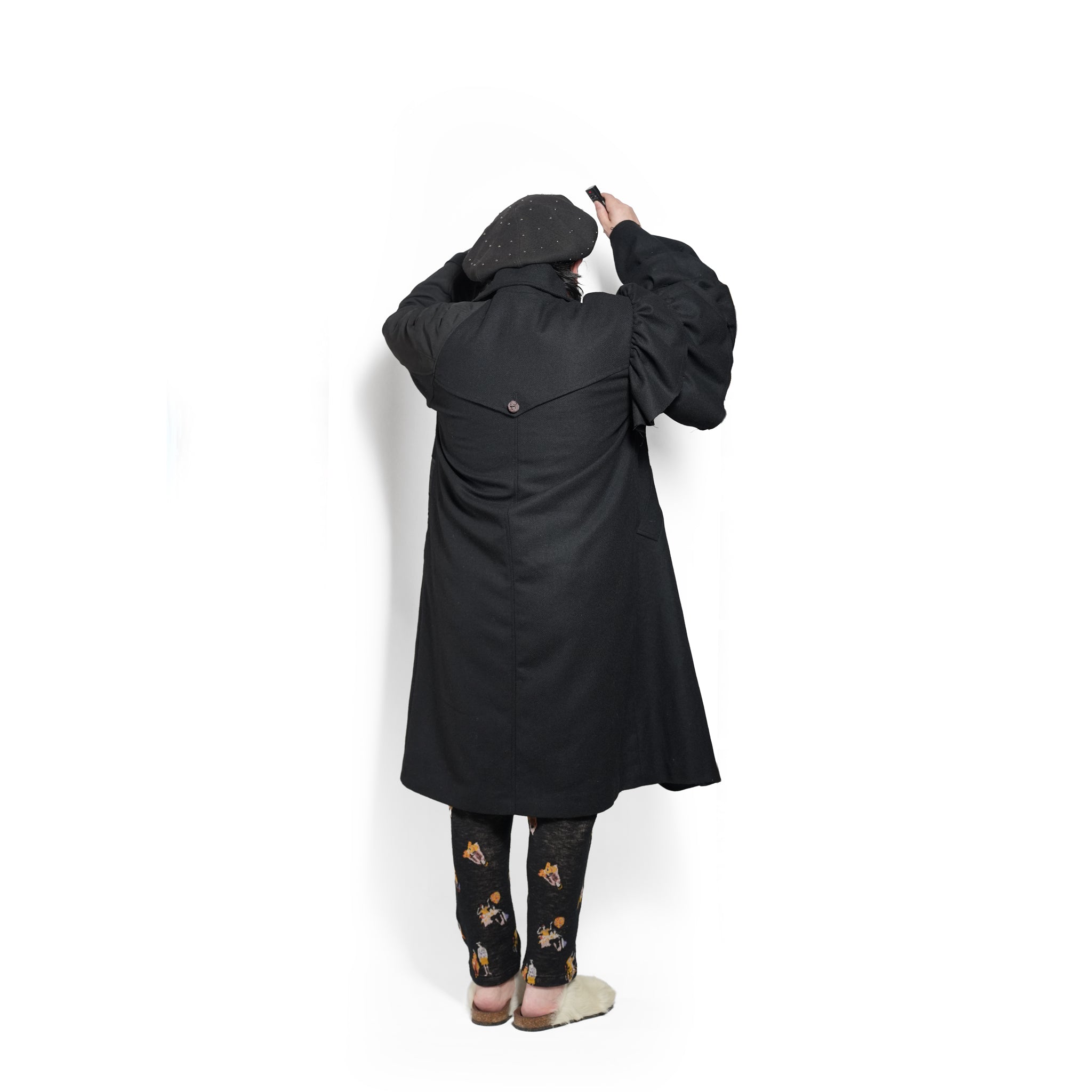 Dreamin' Mix Wide Coat – Black | BEDSIDEDRAMA | 入荷予定アイテム