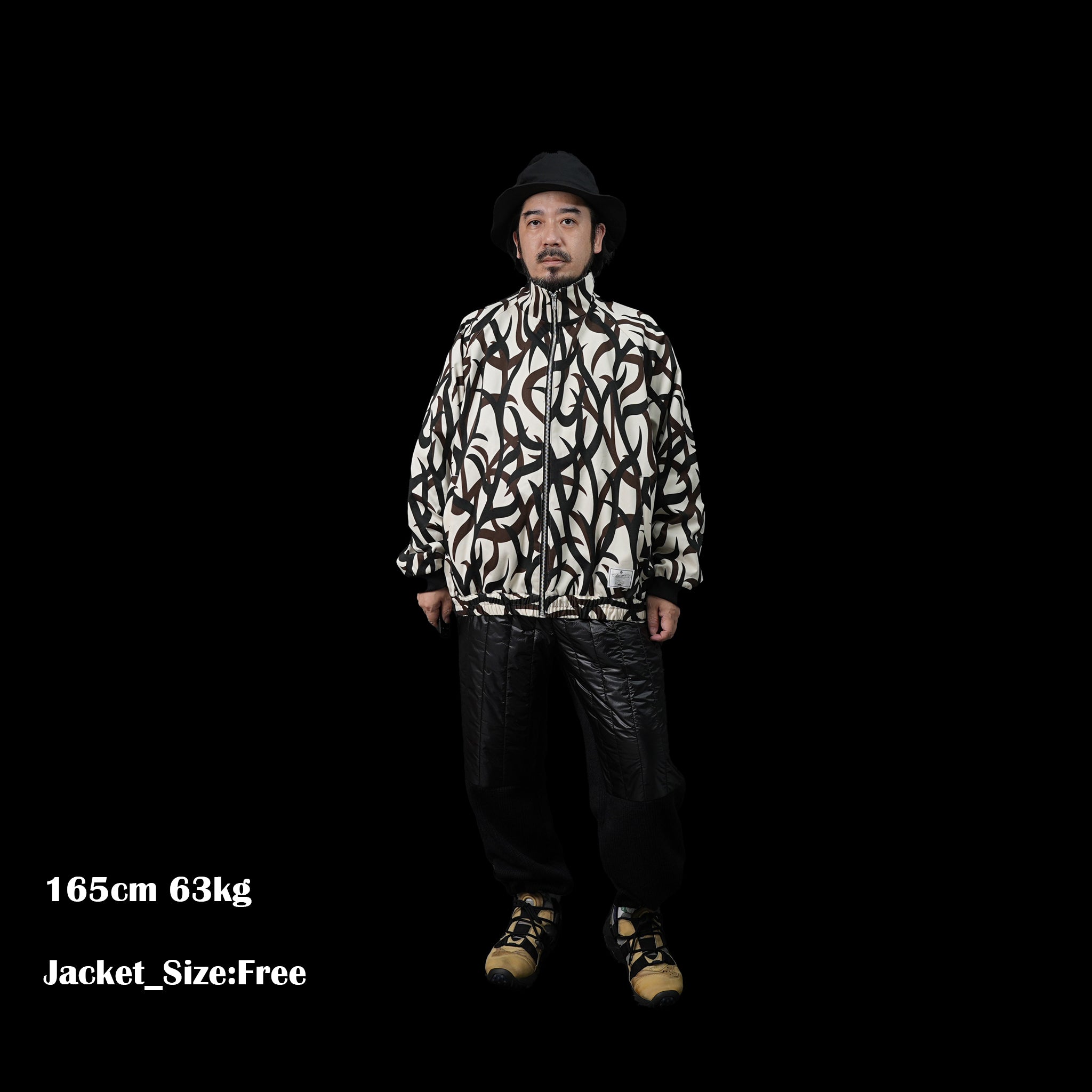 No:efnot-04 | Name: Tribal Camouflage Jaket| Color:Tribal Camo | Size:Free【EFFECTEN_エフェクテン】
