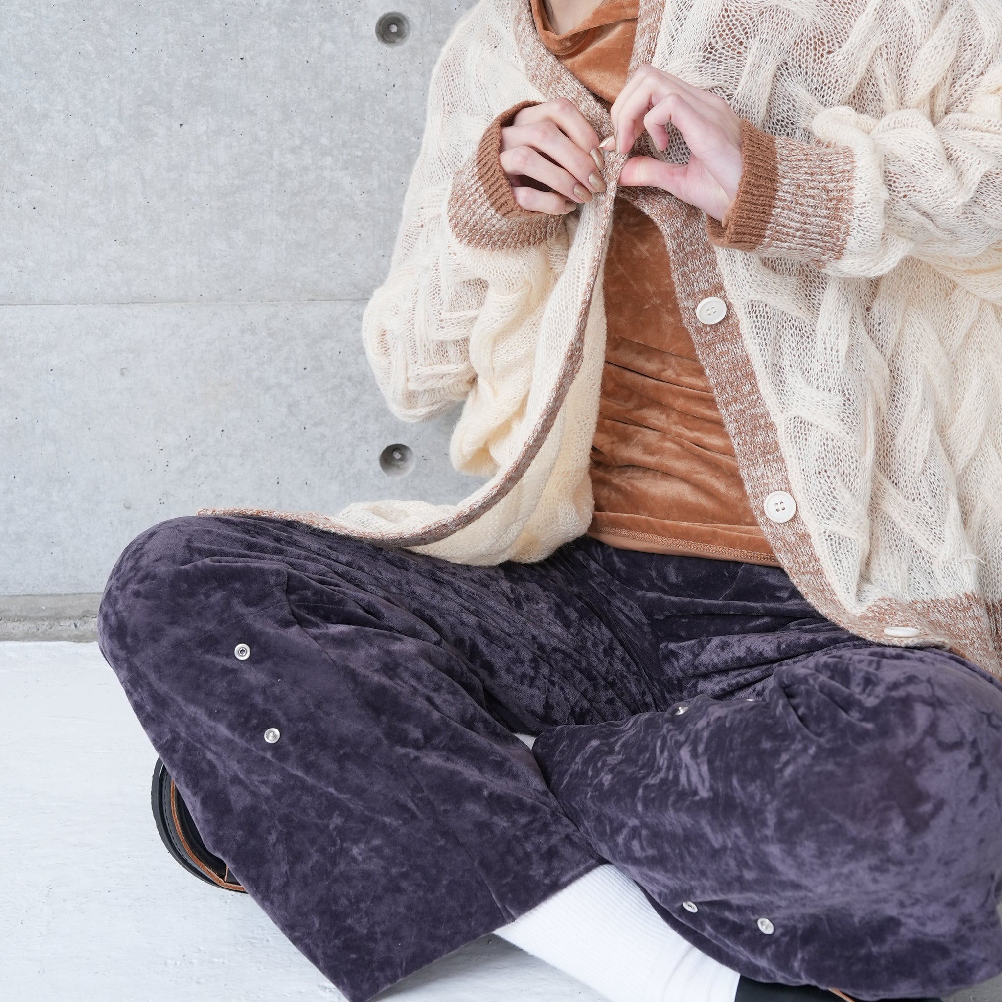 DOT PANTS | Color_Teracotta/Charcoal/Gray | No_252-436【CaRouseLamBRa_ケラウズランブラ】