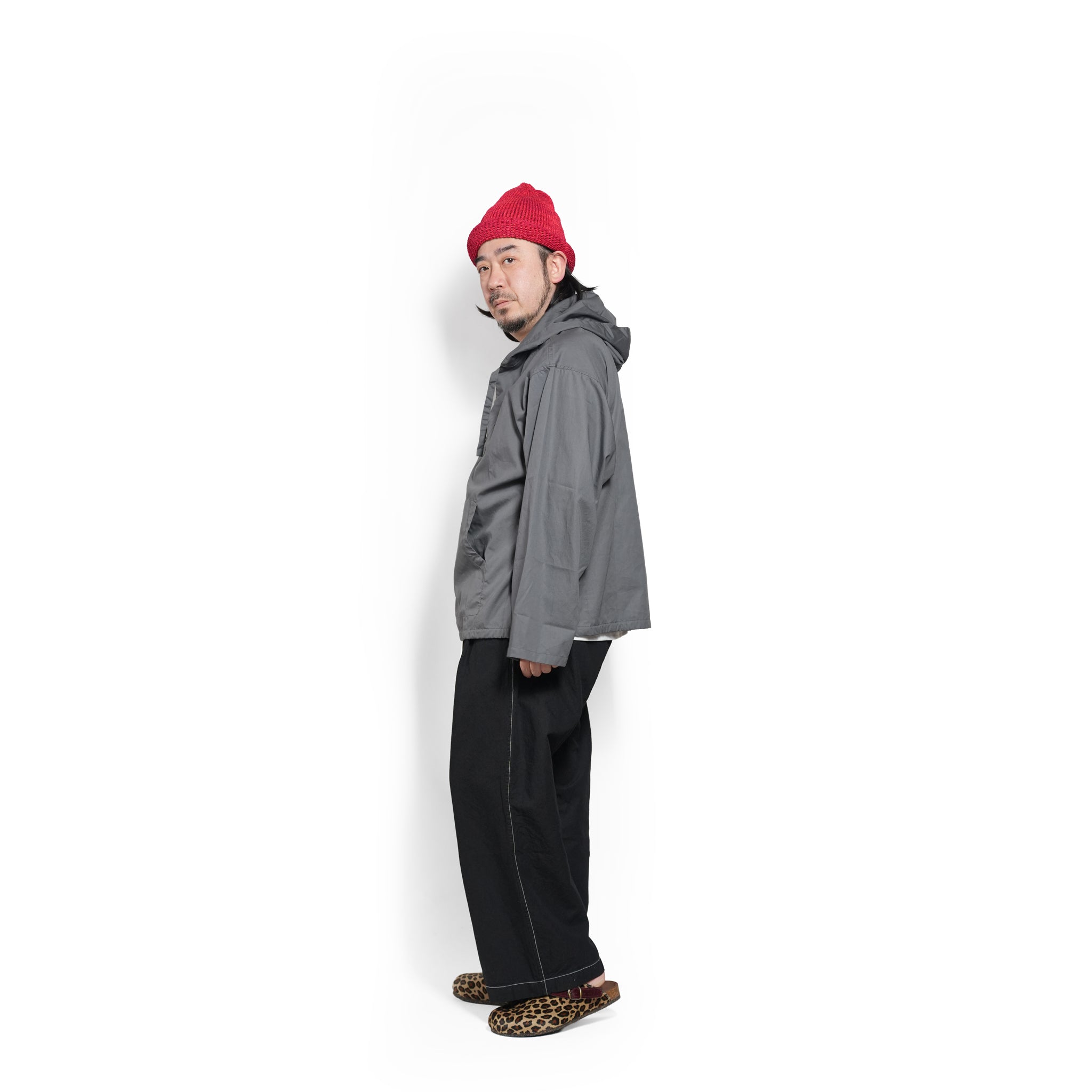 SHIRT PARKA- DYED BROAD – Grey | CATTA SHIRTS