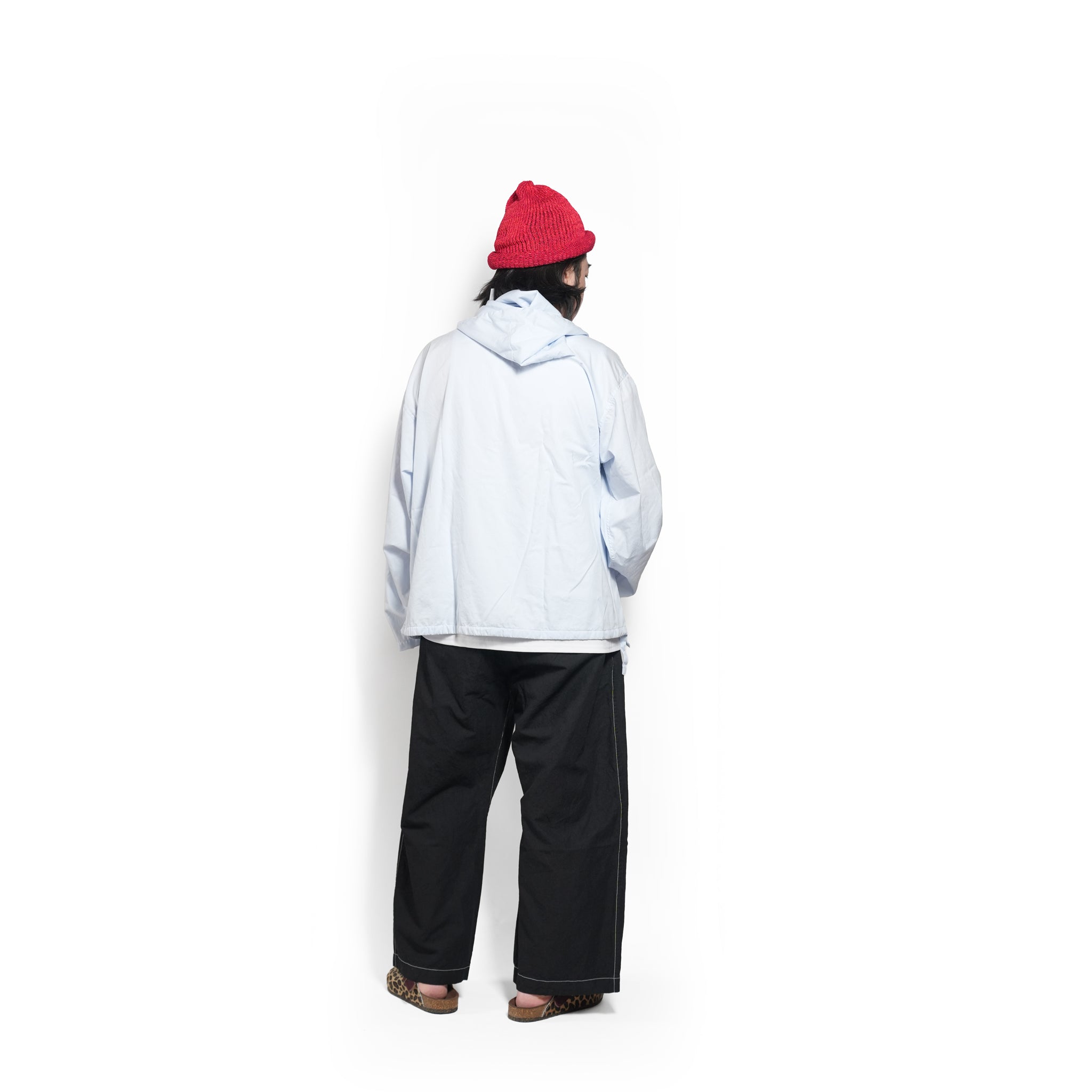 SHIRT PARKA- DYED BROAD – Blue | CATTA SHIRTS