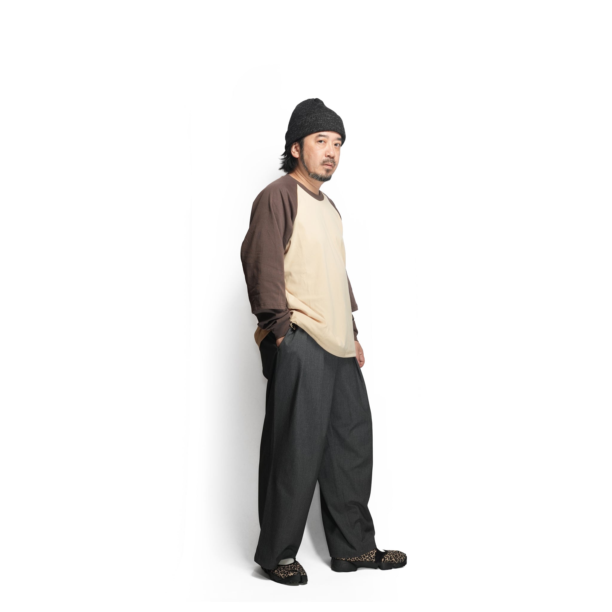 Wide Slacks – Gray | MODEM DESIGN