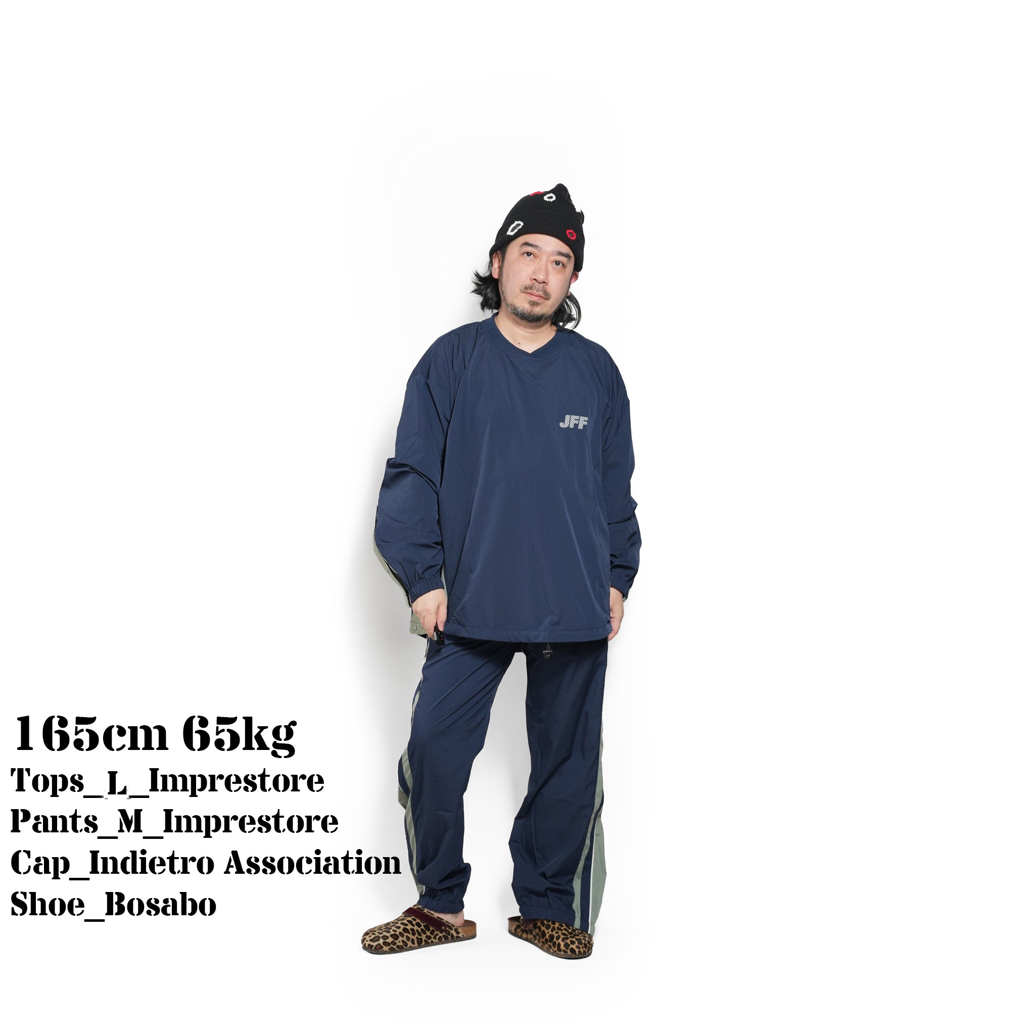 Jason_piste top – Navy | IMPRESTORE