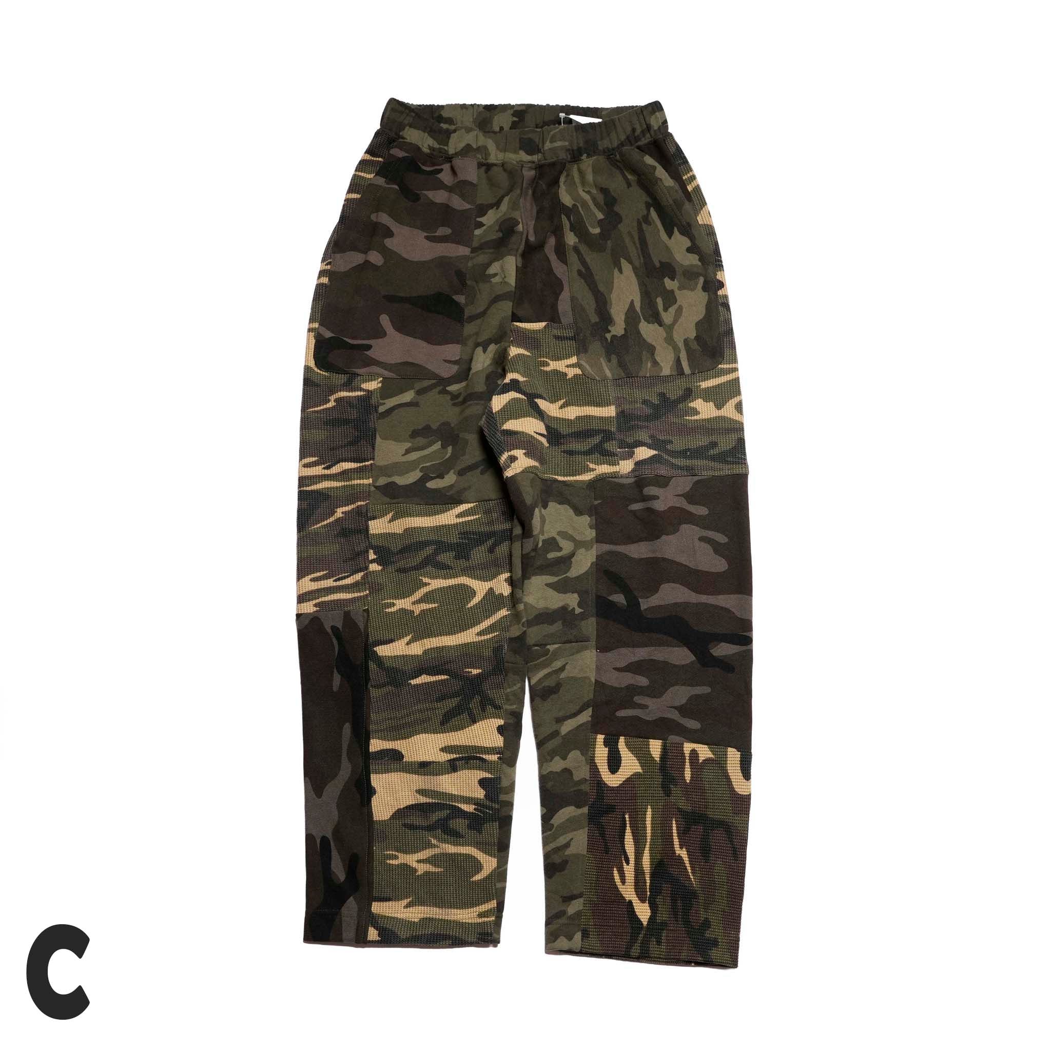 Cut Camo Patchwork Pants | MR-2507687【Mr. Remake Man】【REMAKE MODEM DESIGN_モデムデザイン】