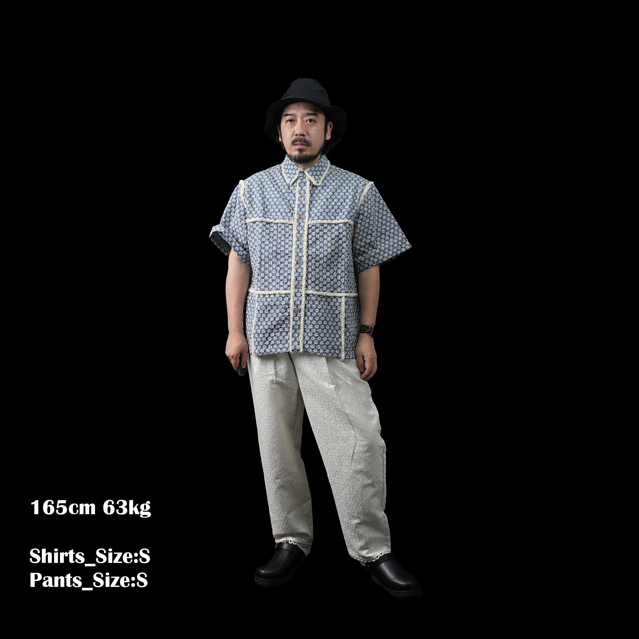 No:28SM02BLM056BLE | Name:Chessie Fray Boxy Shirt | Color:Blue【SISTER JANE_シスタージェーン】