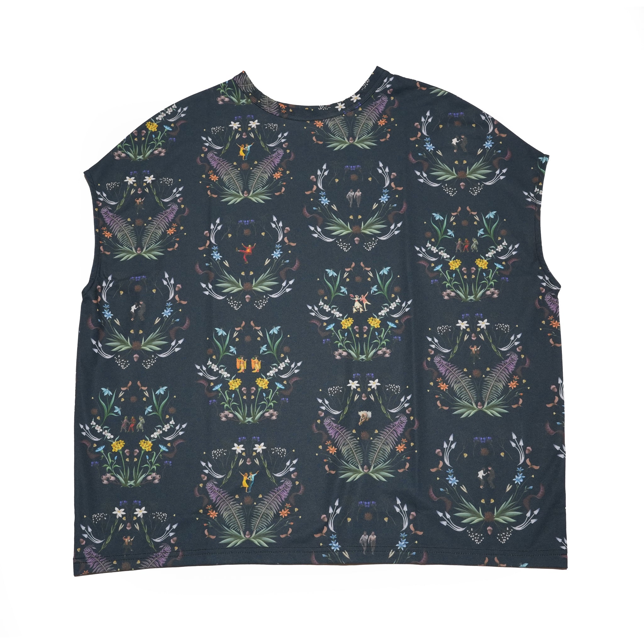 Dance In The Garden Tee– Black | BEDSIDEDRAMA