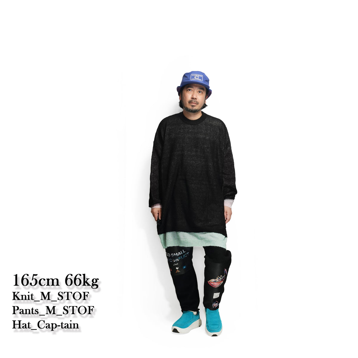 Mohair Layer Knit Pulover – Black | STOF