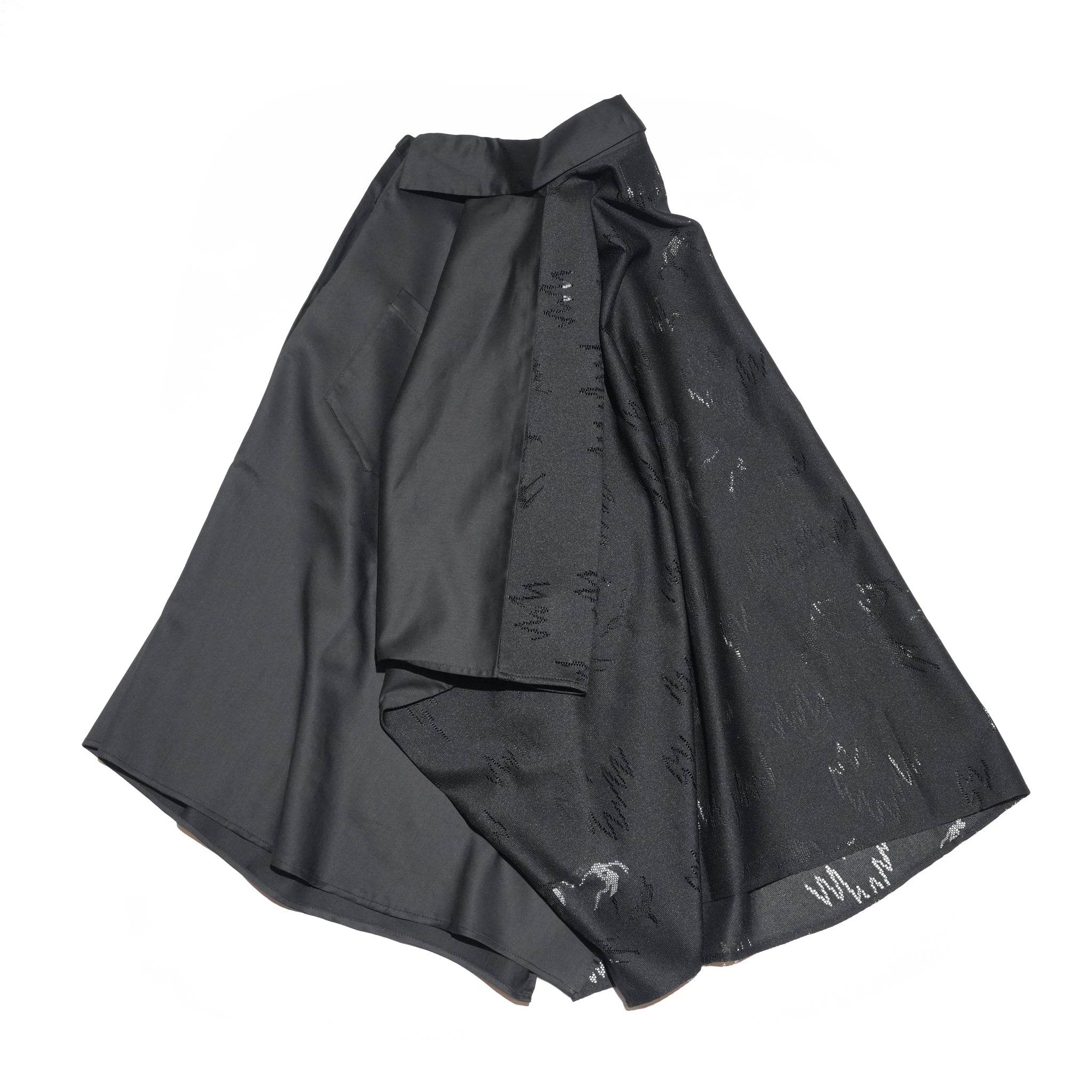 Dancing Lace poncho shirt– Black | BEDSIDEDRAMA