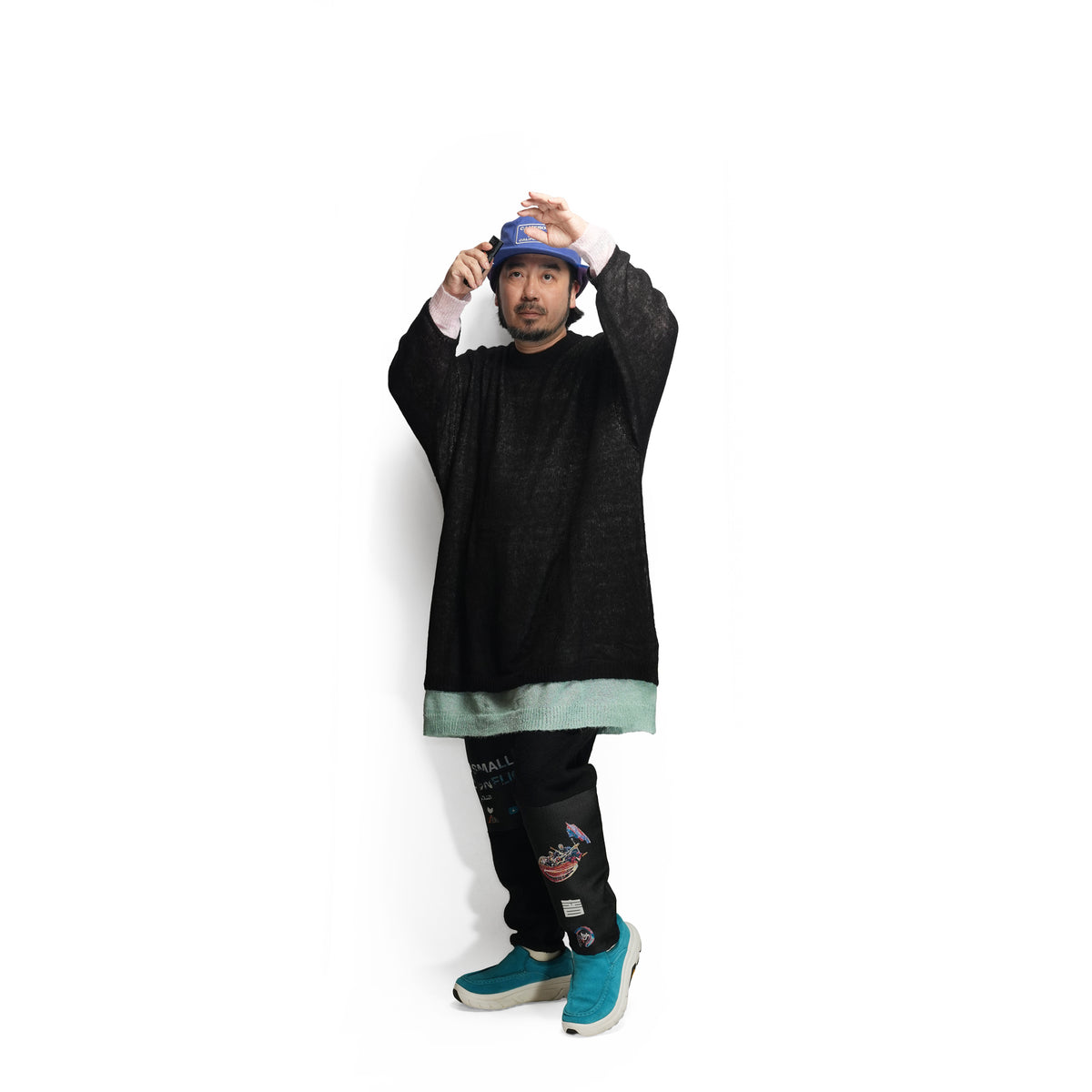 Mohair Layer Knit Pulover – Black | STOF