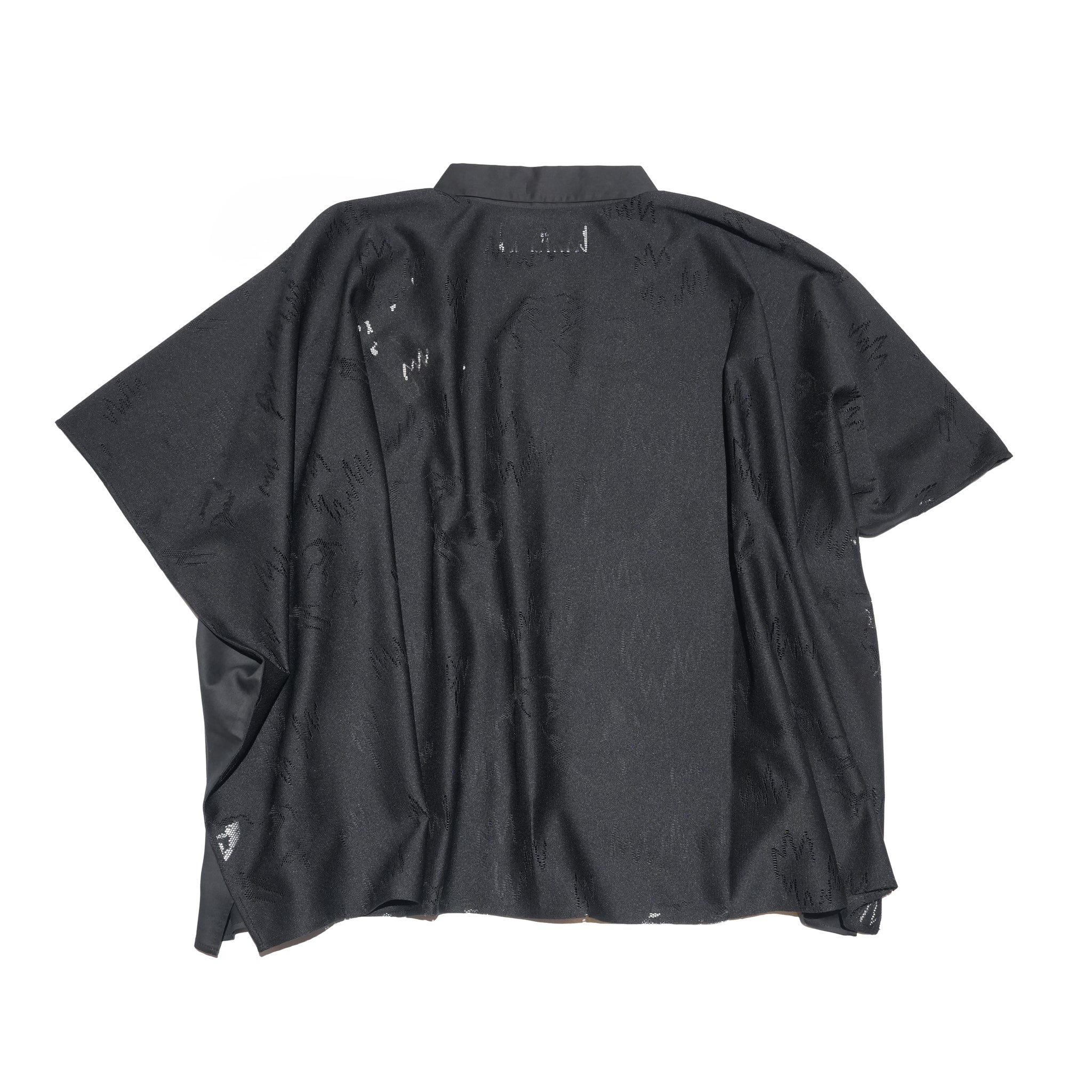 Dancing Lace poncho shirt– Black | BEDSIDEDRAMA