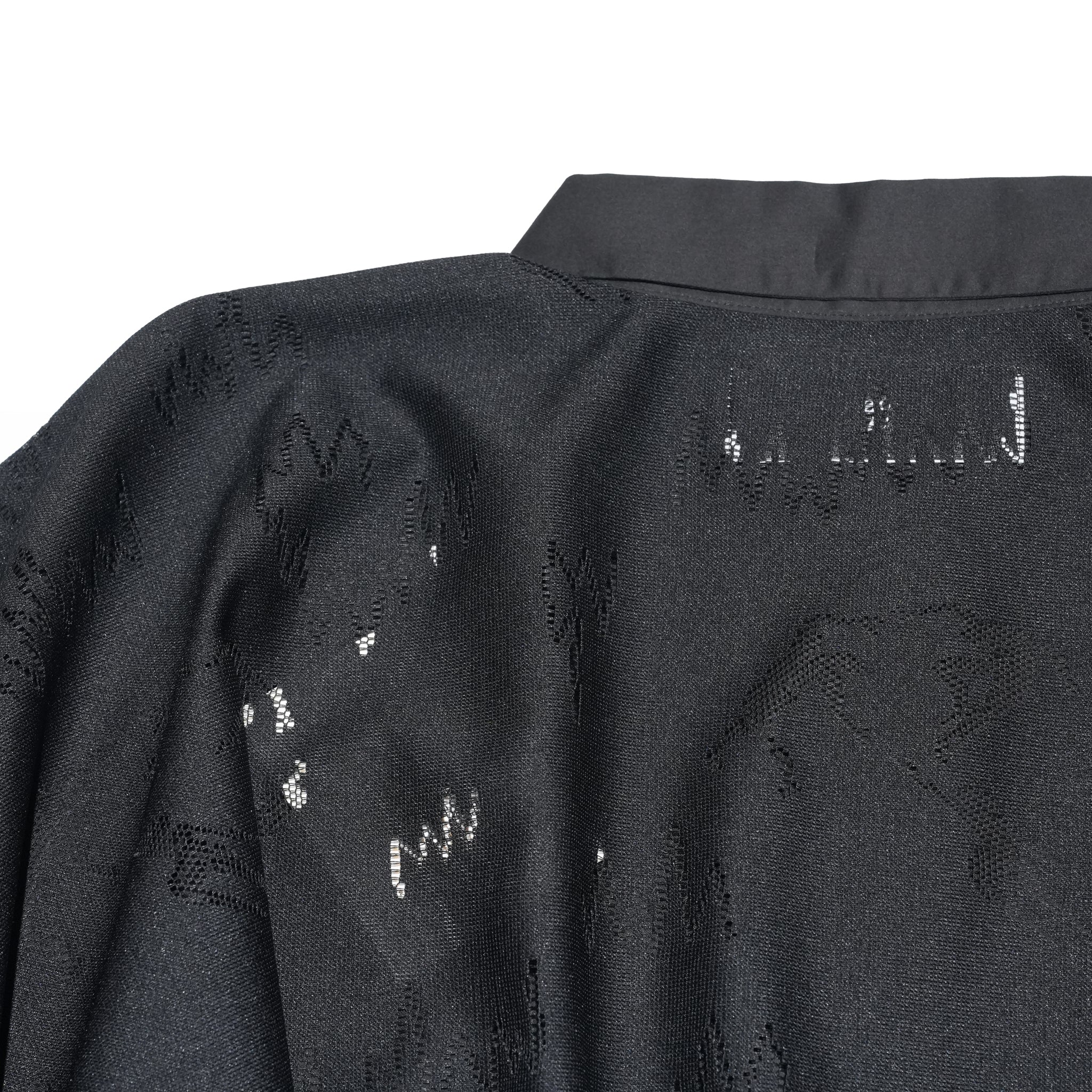 Dancing Lace poncho shirt– Black | BEDSIDEDRAMA