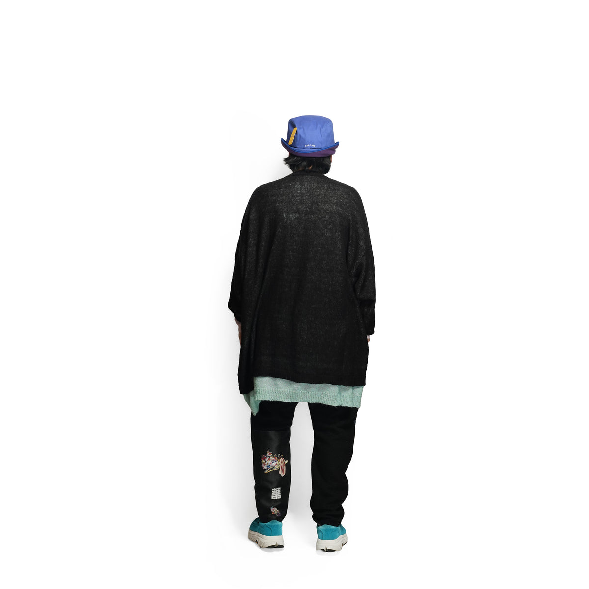 Mohair Layer Knit Pulover – Black | STOF