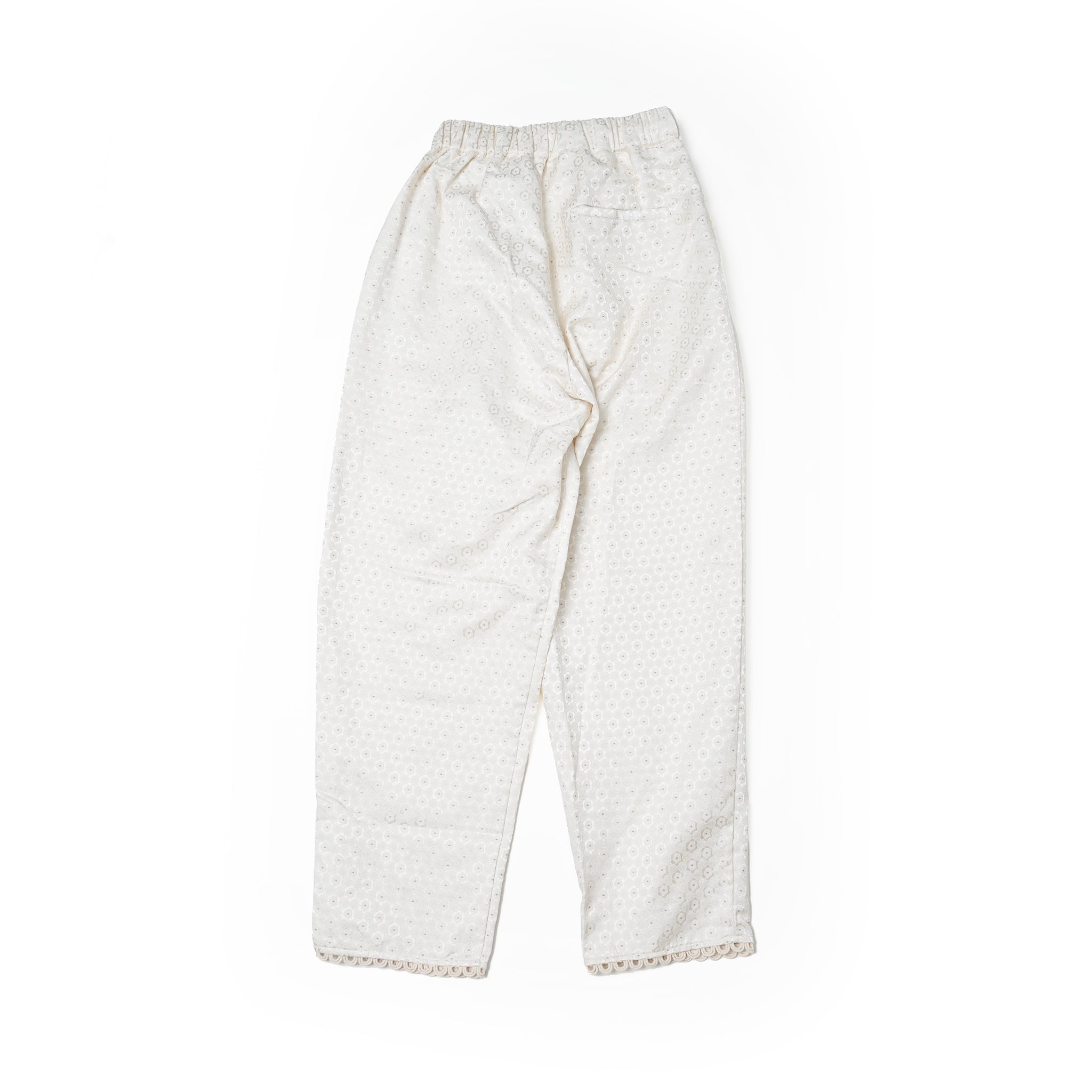No:28SM02TRM030CRM | Name:Chai Jacquard Drawstring Trousers | Color:Cream【SISTER JANE_シスタージェーン】