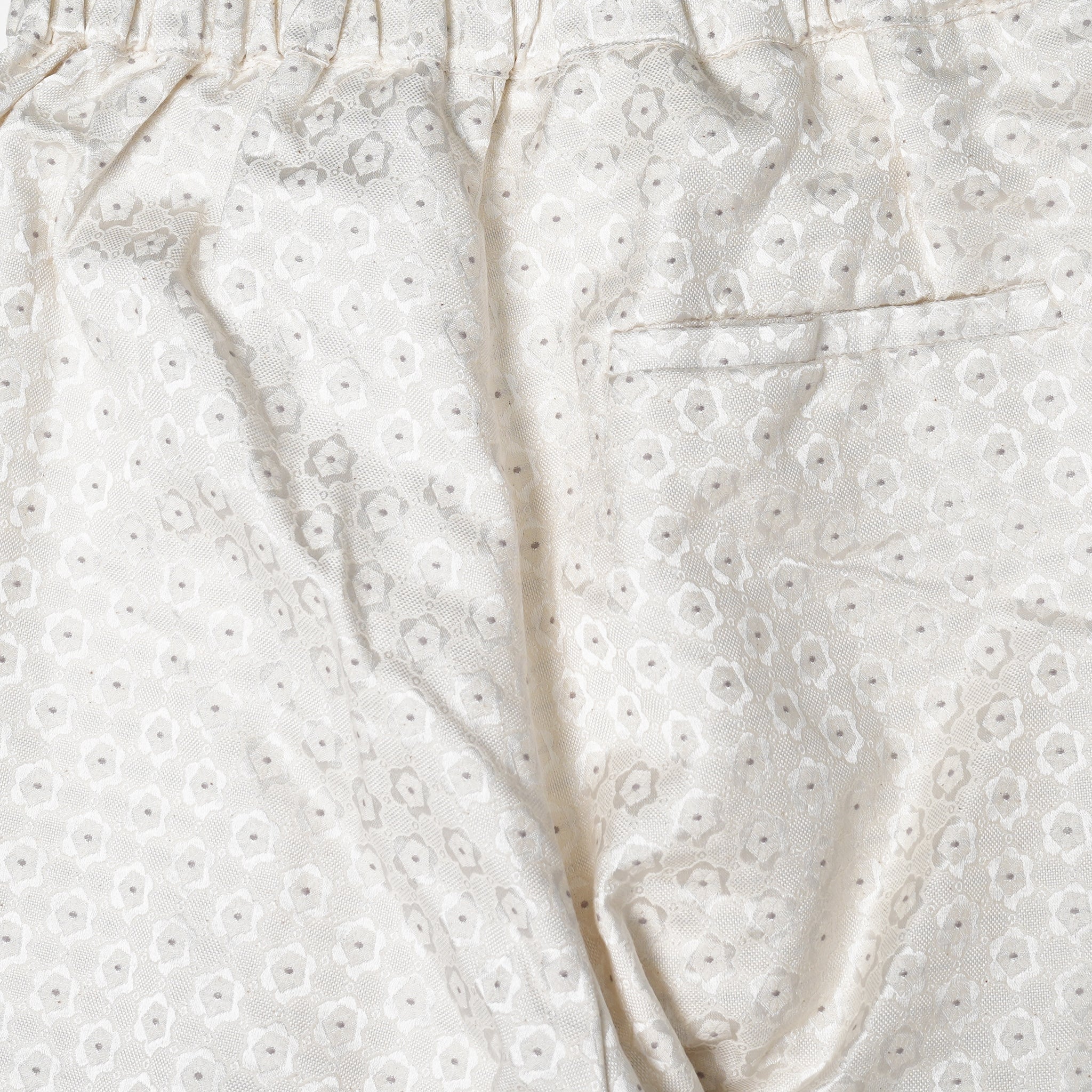 No:28SM02TRM030CRM | Name:Chai Jacquard Drawstring Trousers | Color:Cream【SISTER JANE_シスタージェーン】
