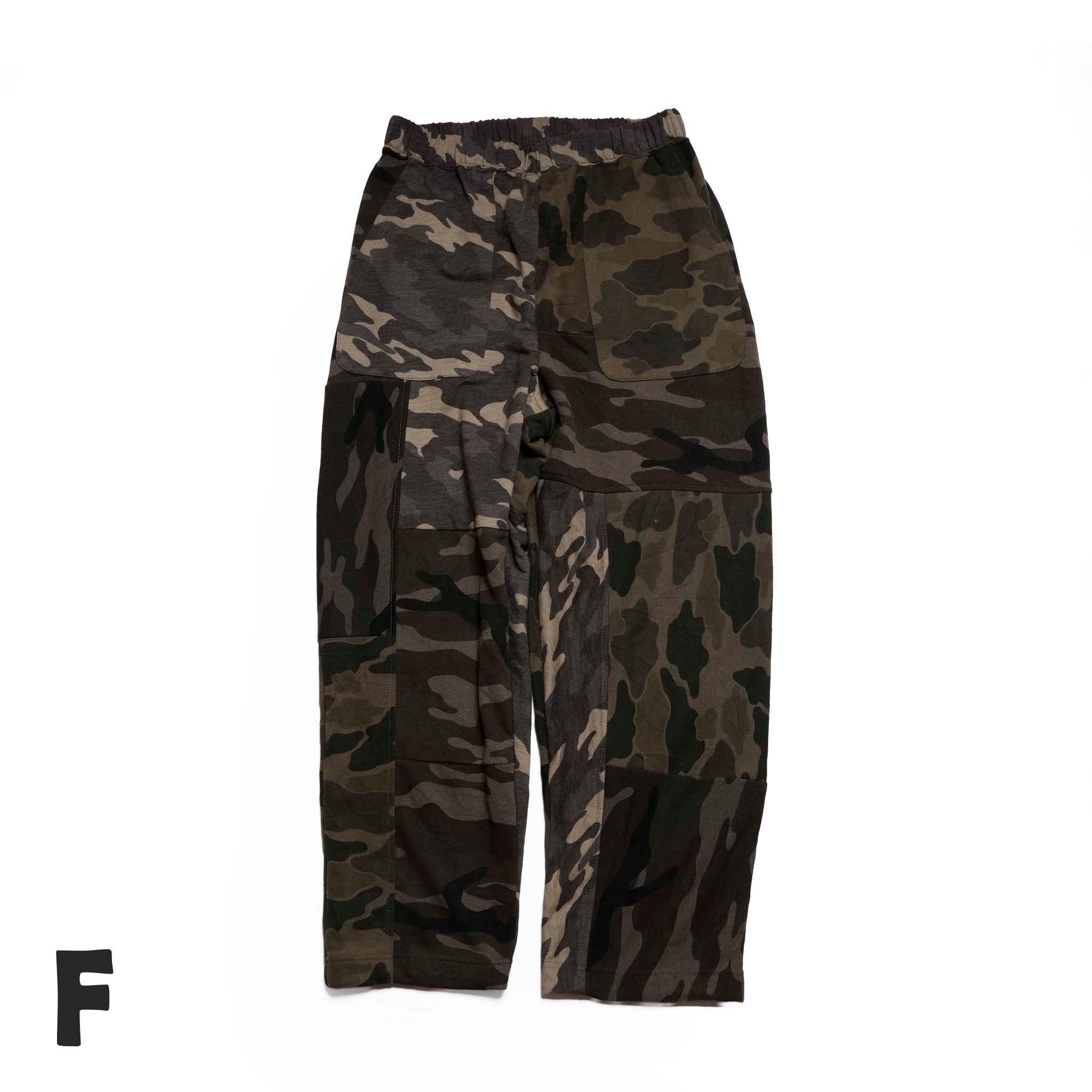 Cut Camo Patchwork Pants | MR-2507687【Mr. Remake Man】【REMAKE MODEM DESIGN_モデムデザイン】