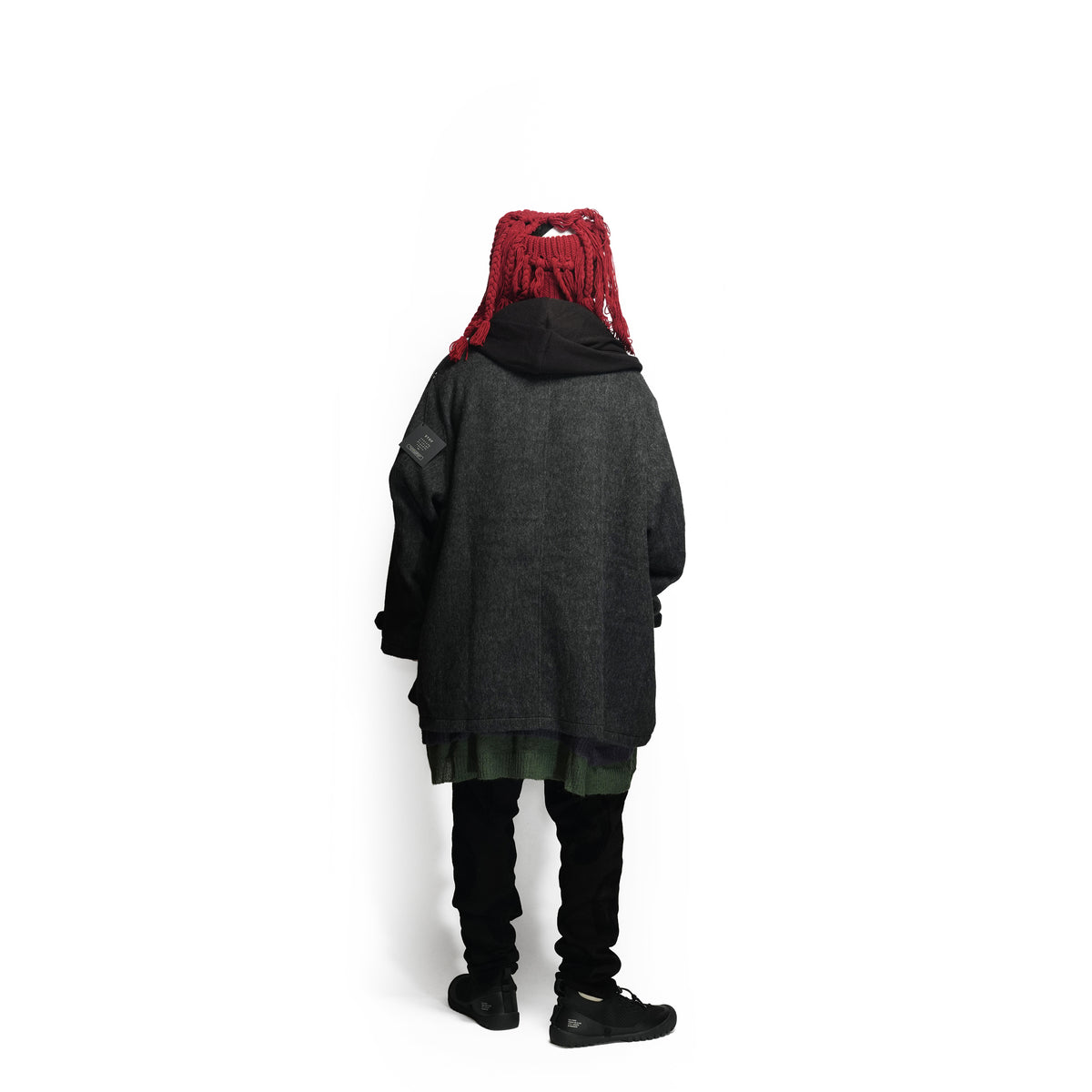 Anarchy Shawl Short Coat – Black | STOF