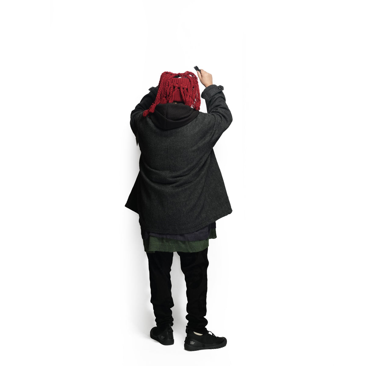 Anarchy Shawl Short Coat – Black | STOF