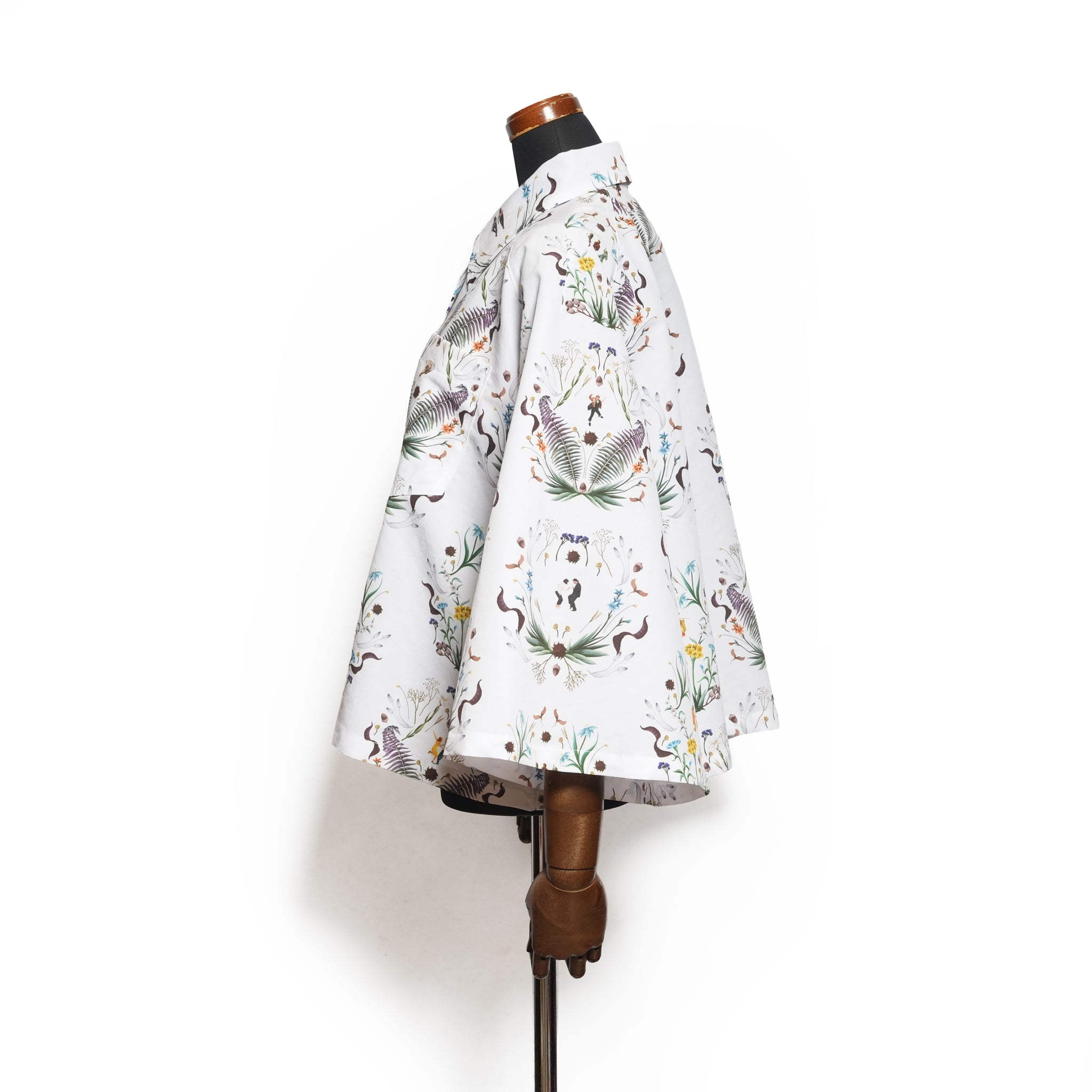 Dance In The Garden Cape Shirt– Natural | BEDSIDEDRAMA