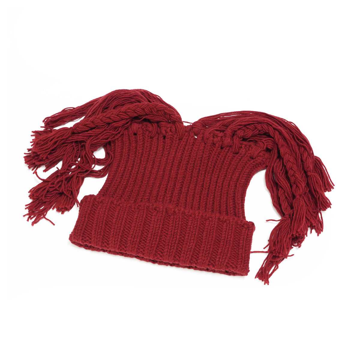 26-K403 –2Way Fringe Watch & Neck Warmer – D Red | HICOSAKA