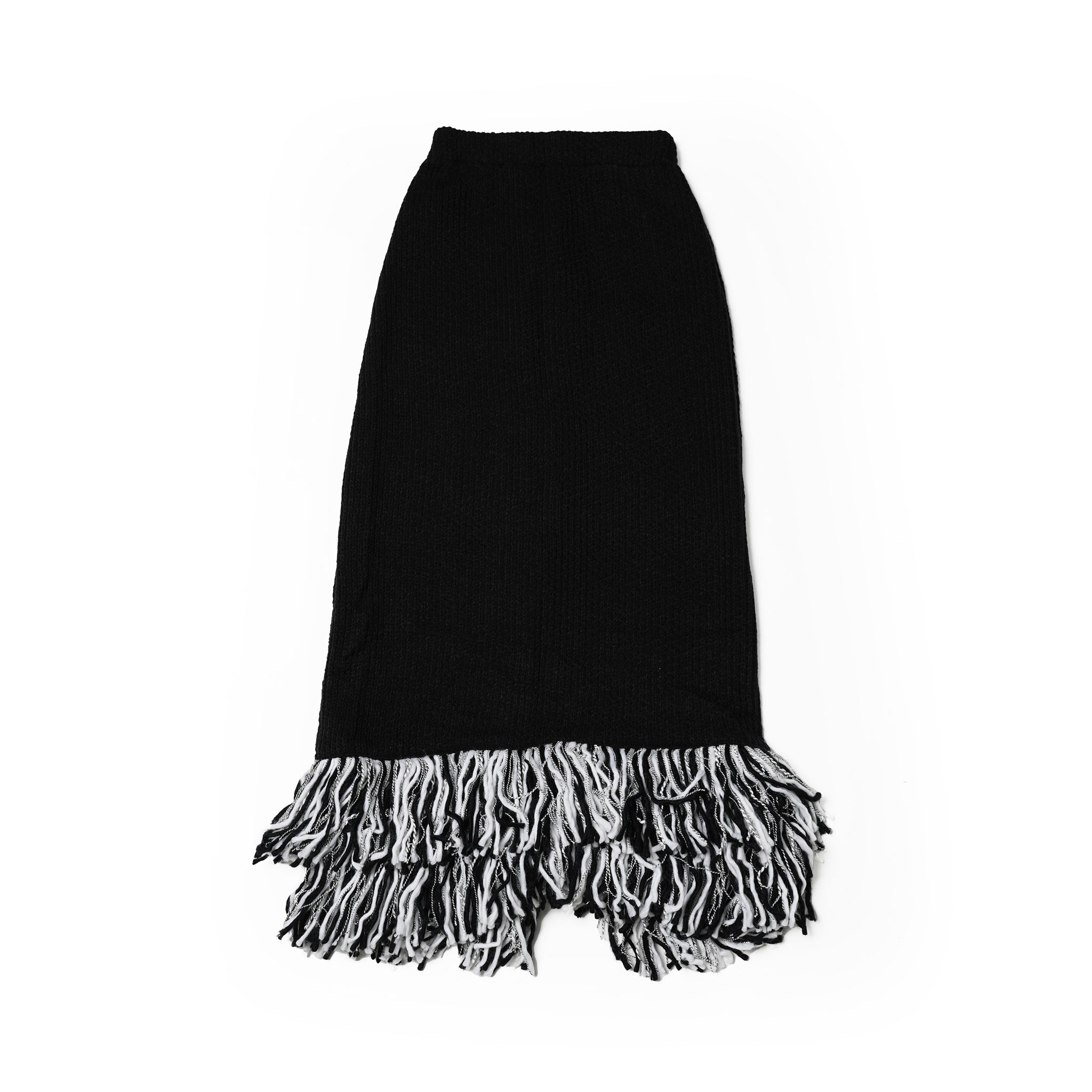 No:28GH02SKG114BLK | Name:Kendra Fringe Hem Skirt | Color:Black【GHOSPELL_ゴスペル】