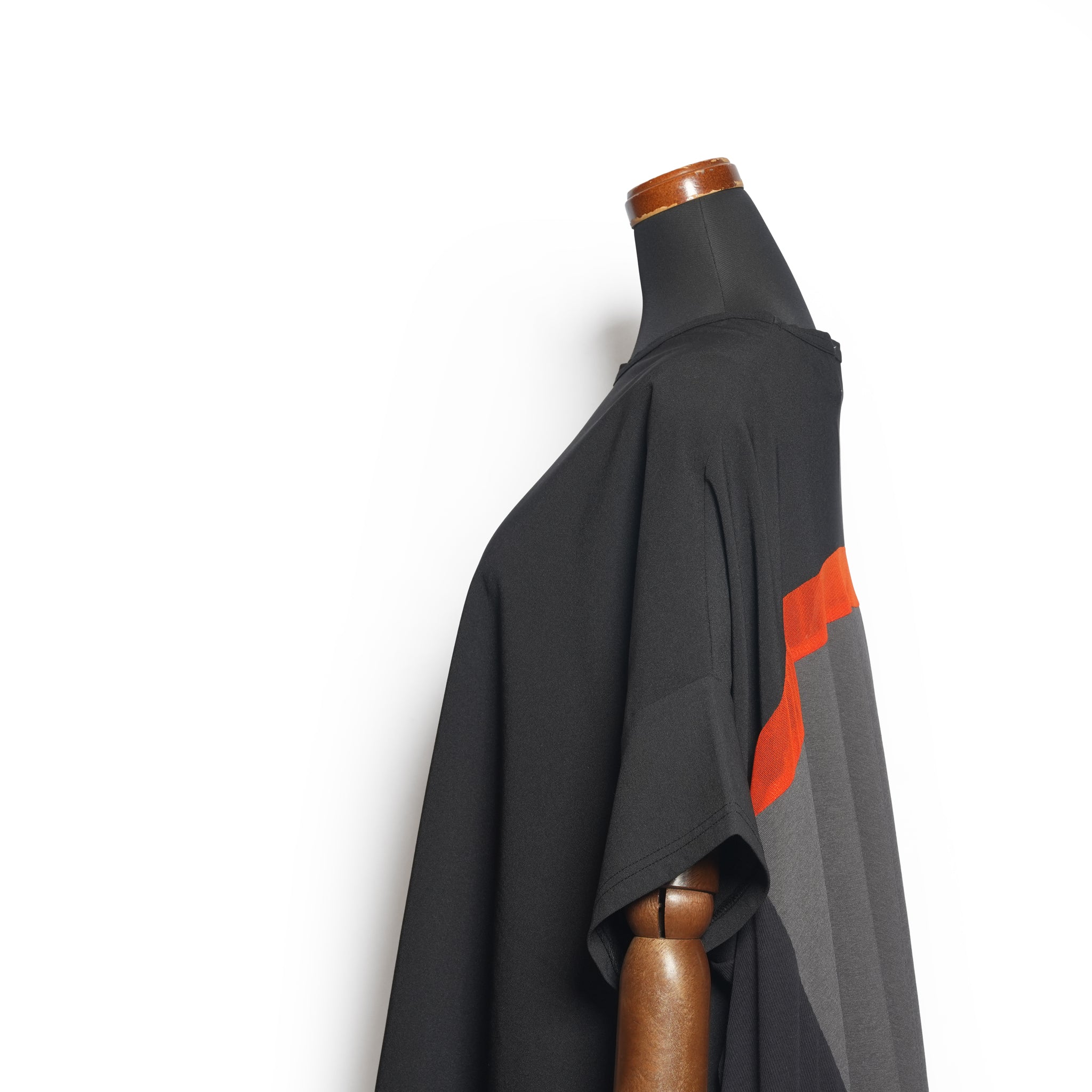 Draped Maxi Tee Dress– Black | BEDSIDEDRAMA