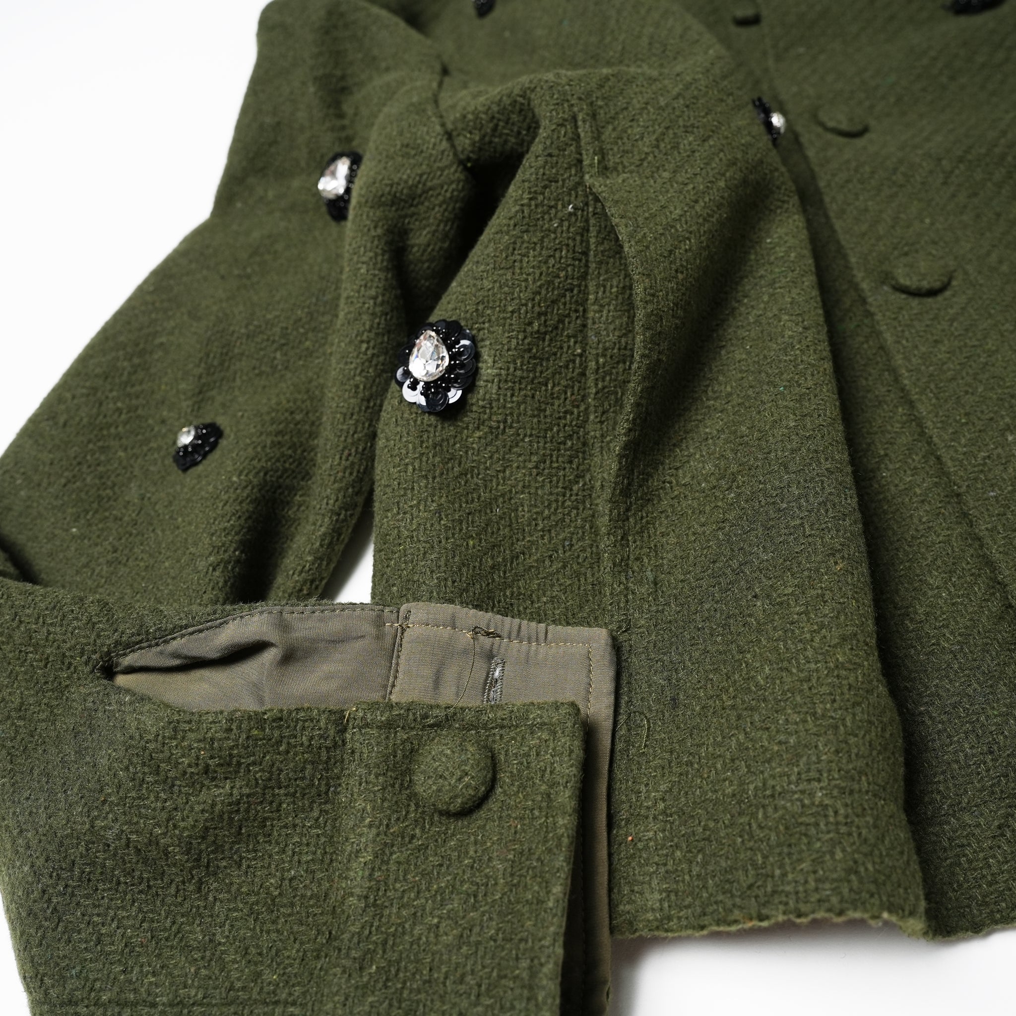No:28SM02JKM028GRN | Name:Reya Embellished Jacket | Color:Green【SISTER JANE_シスタージェーン】