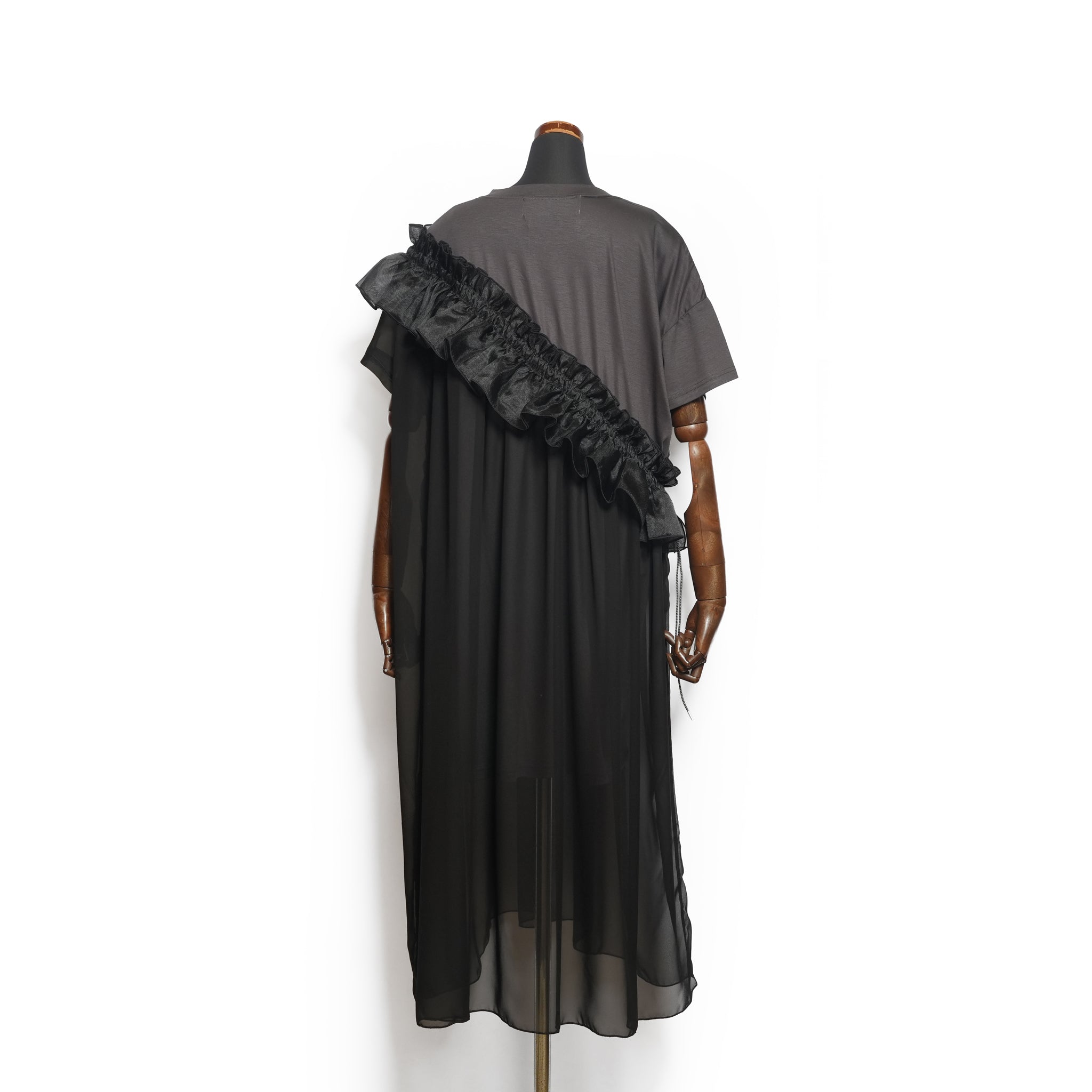 Tutu Frill Tee Dress– Black | BEDSIDEDRAMA